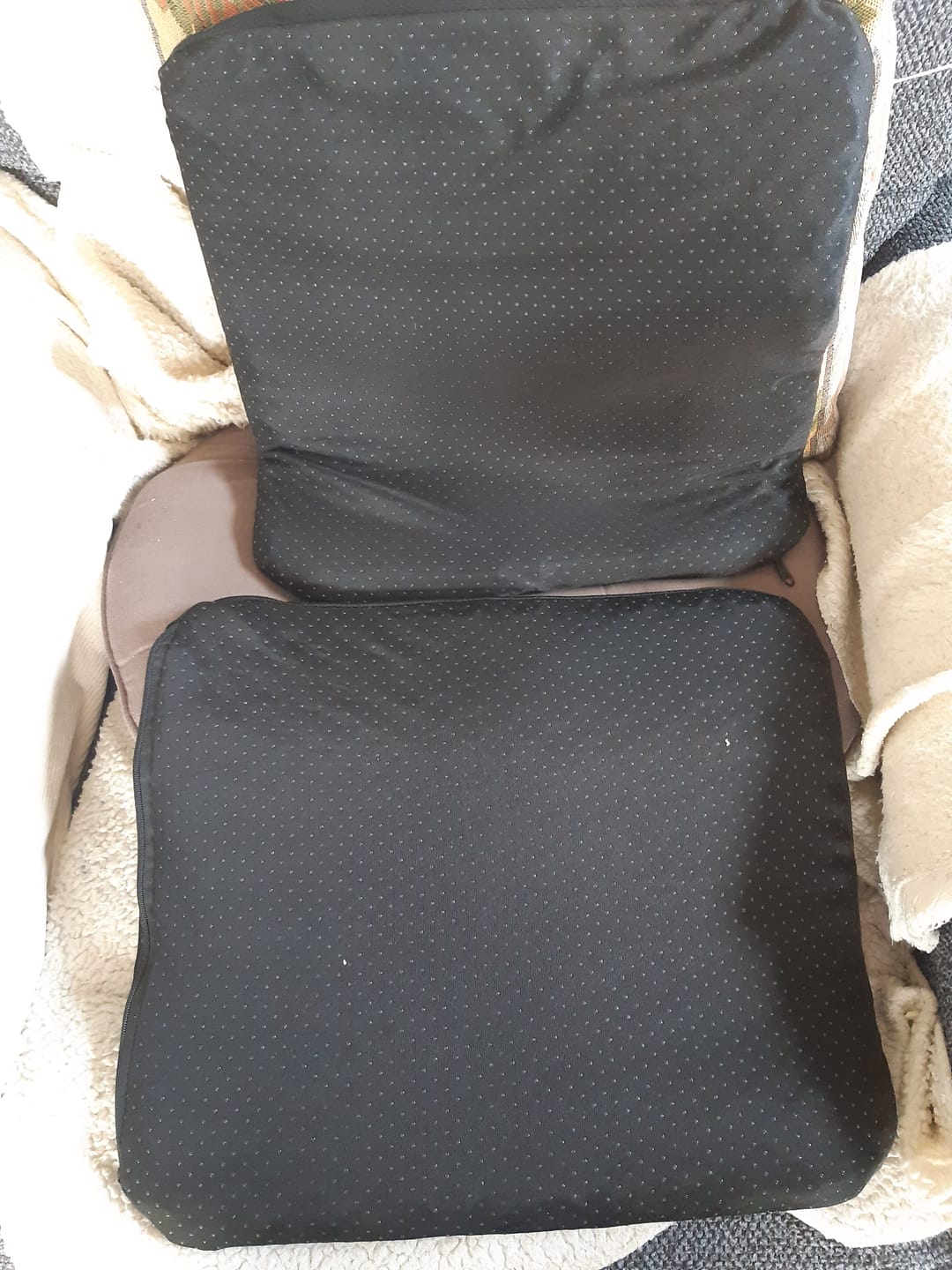 Customer photo review of Advanced Orthopaedic Pressure Relief Cushion