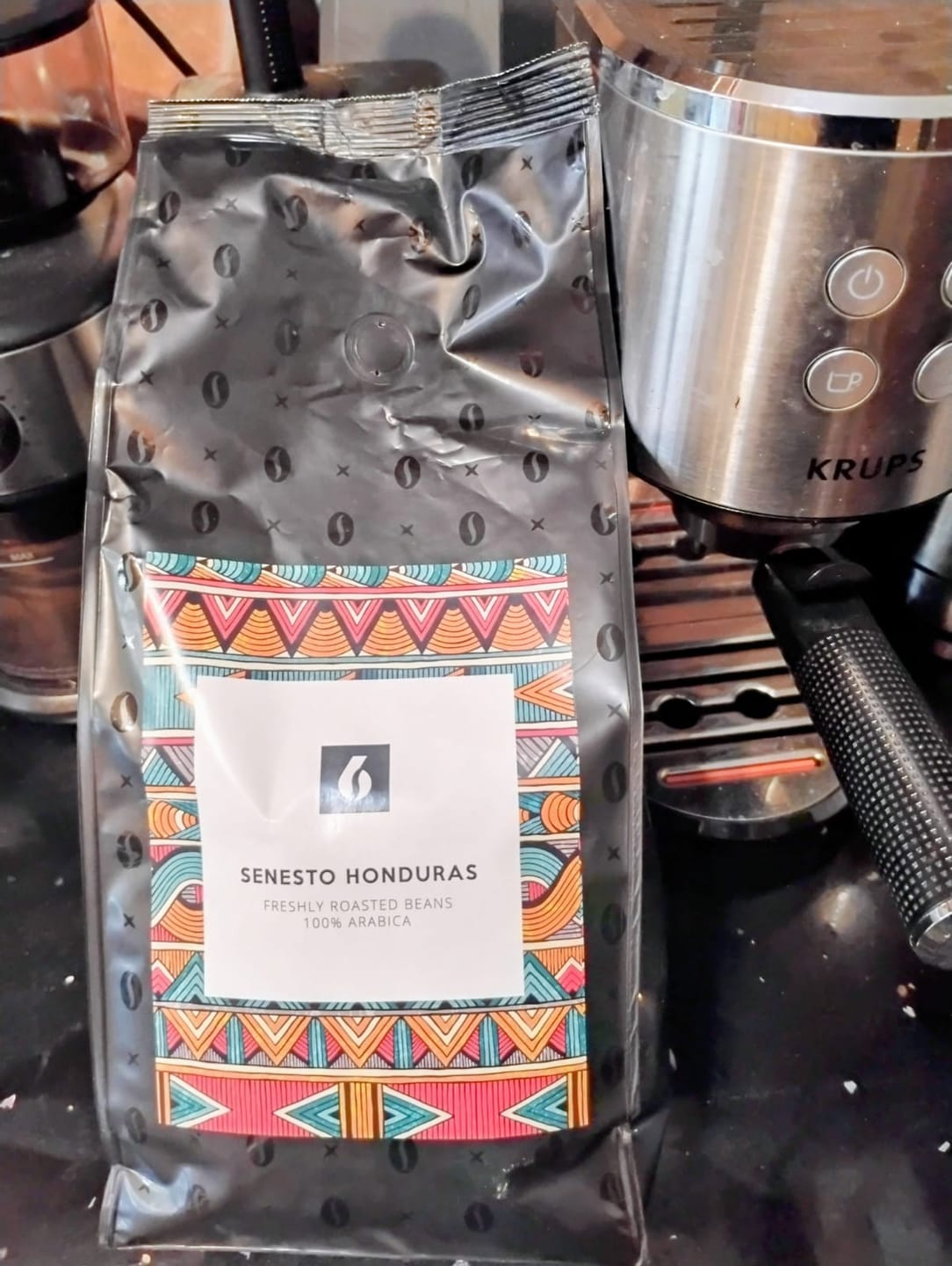 Customer photo review of Café en grano Honduras 1kg