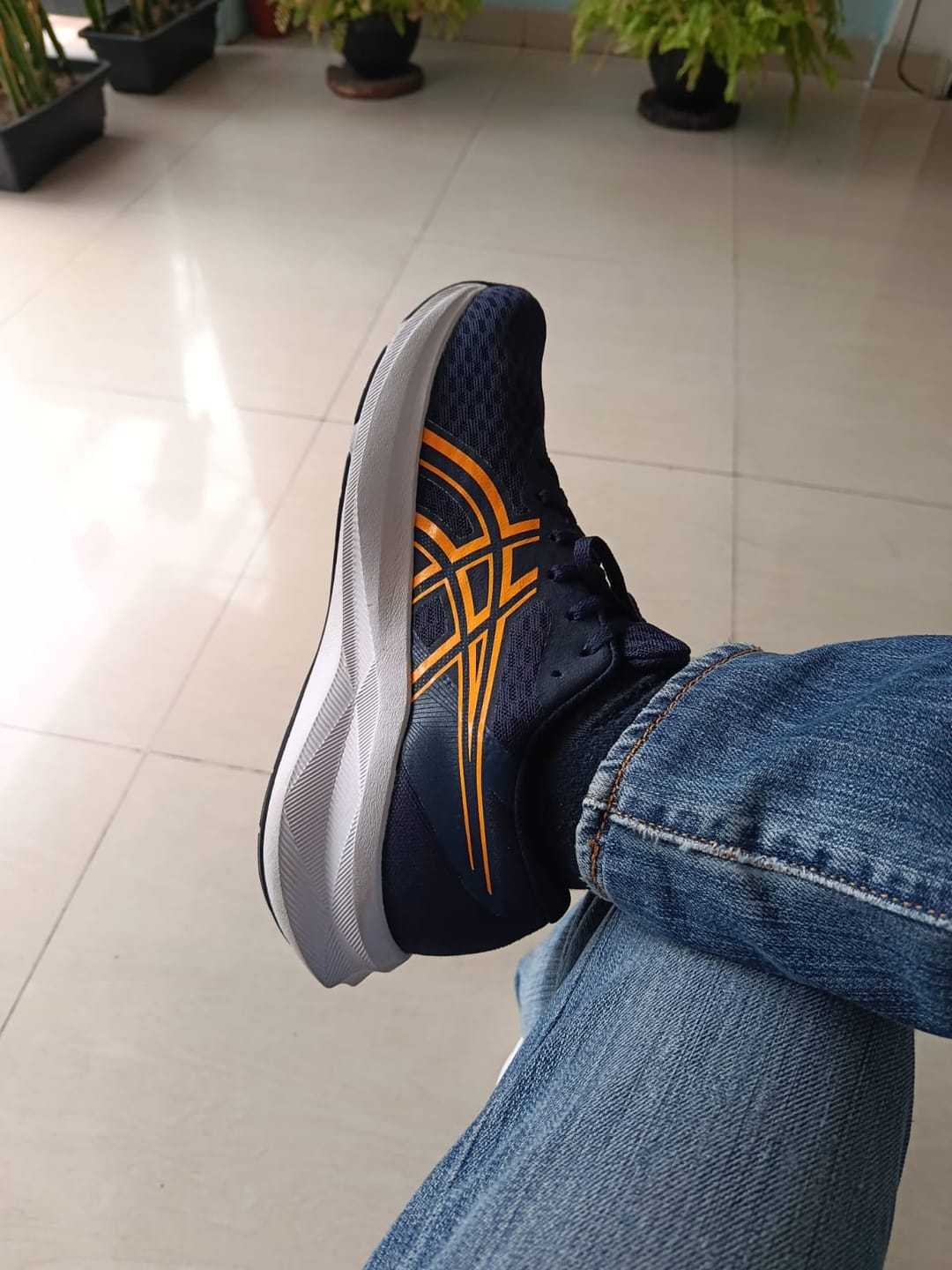 Customer photo review of Asics Patriot 14 Hombre Midnight Yamabuki