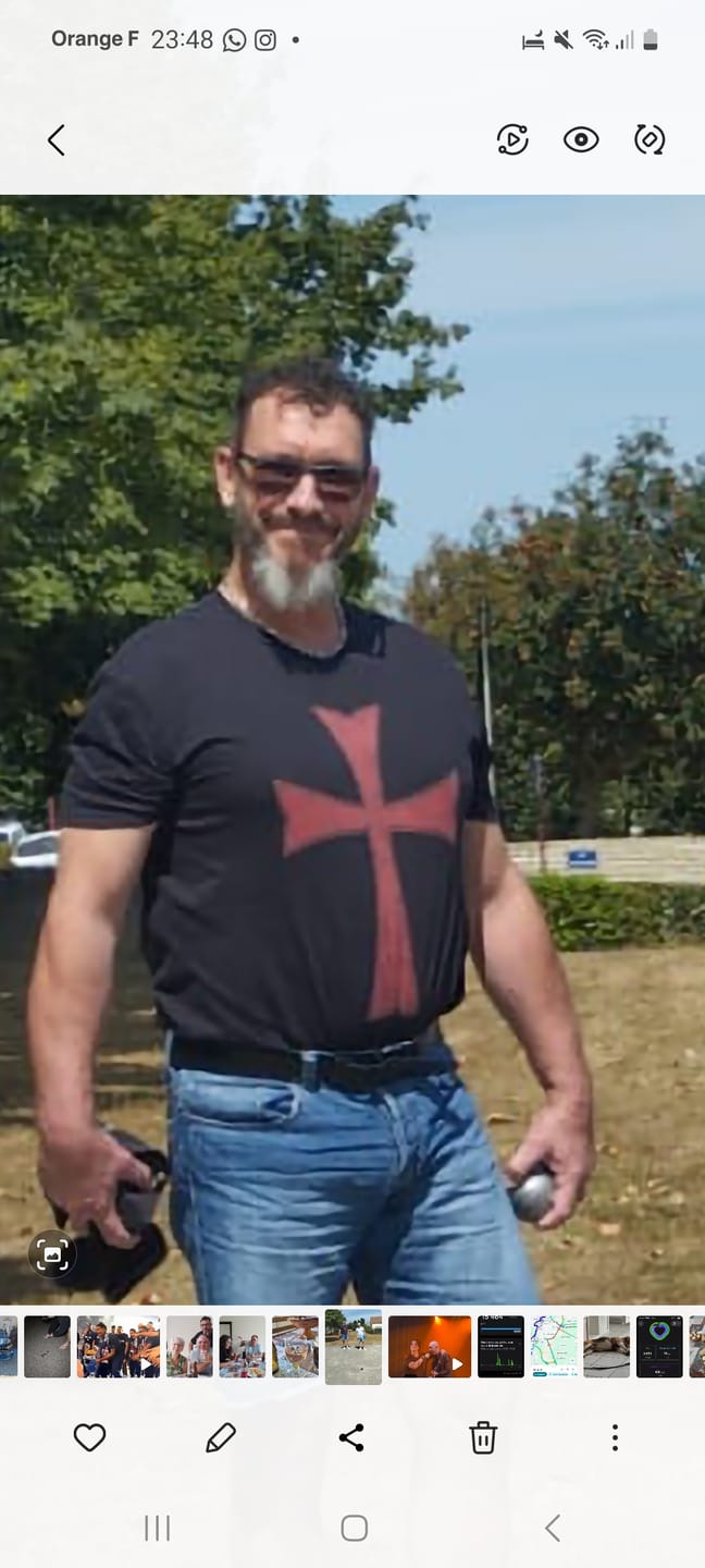 Customer photo review of T-Shirt Croix des Frères du Temple