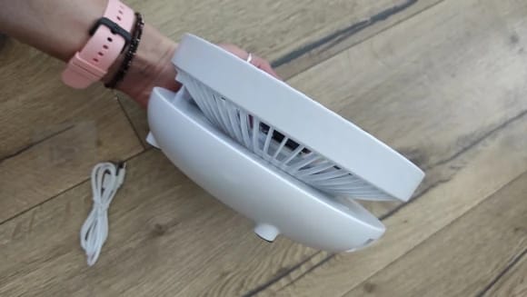 Customer photo review of Ventilateur Sans-Fil Rechargeable