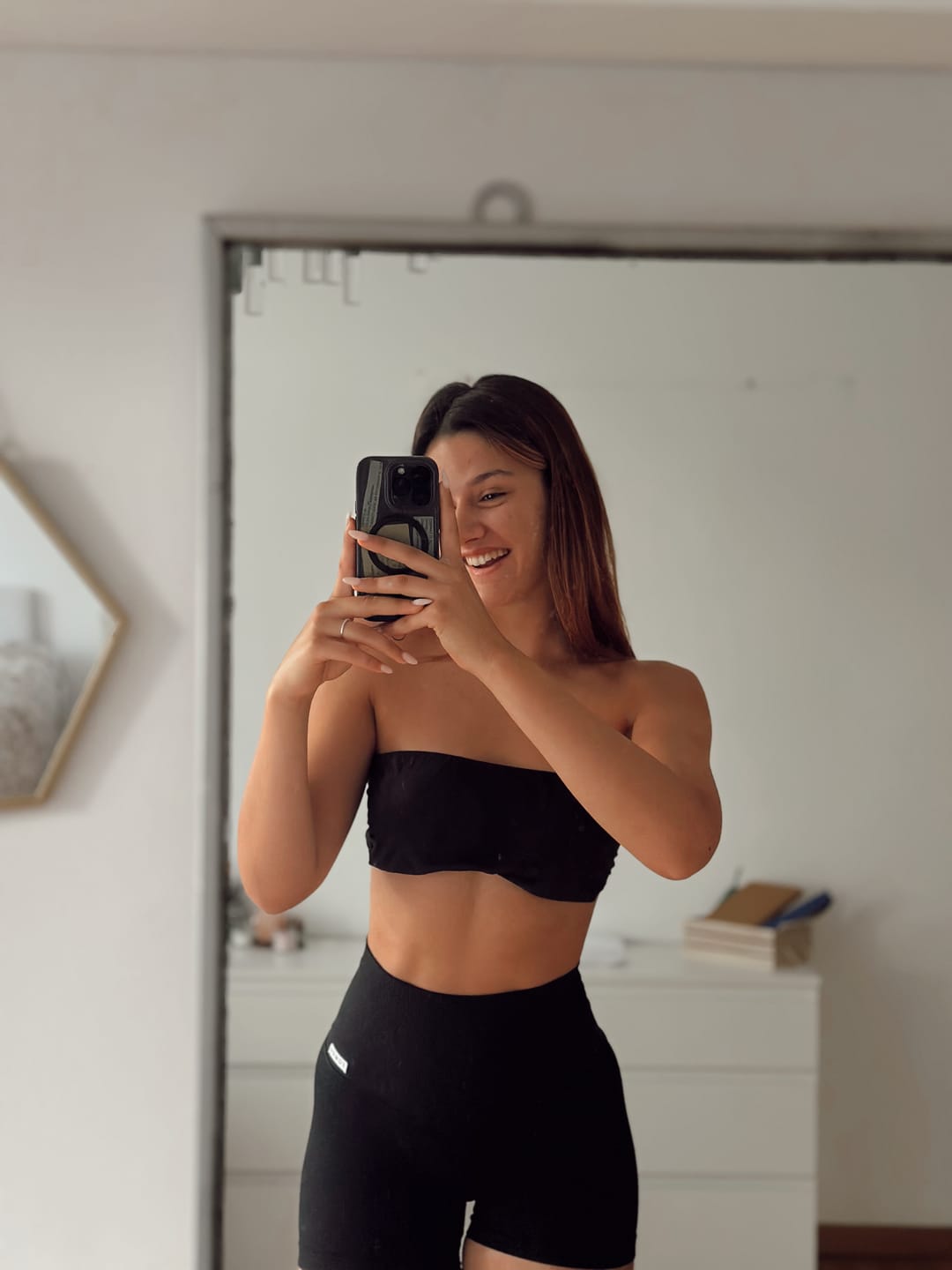 Customer photo review of Shorts CALIPSO Nero Costine
