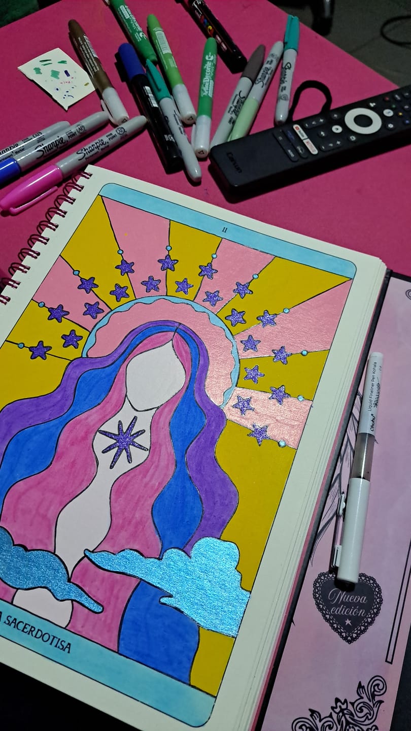 Customer photo review of Tarot Tomo I nueva edición  – Libro para colorear de Arcanos Mayores