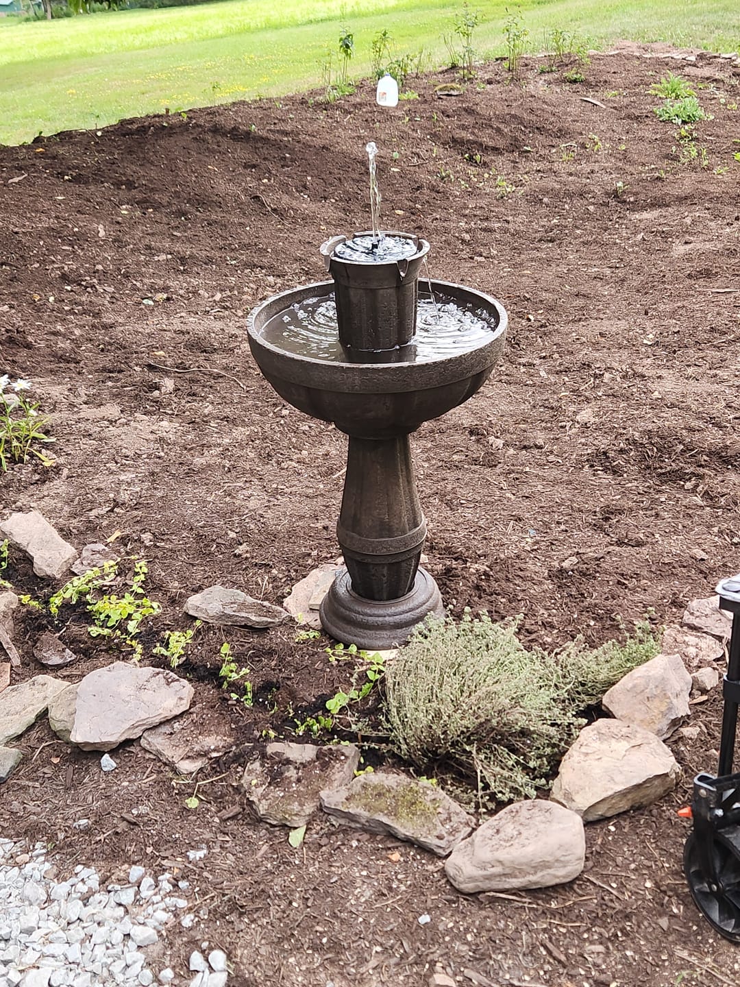 Customer photo review of Bari 5-In-1 Cordless Fluted Fountain