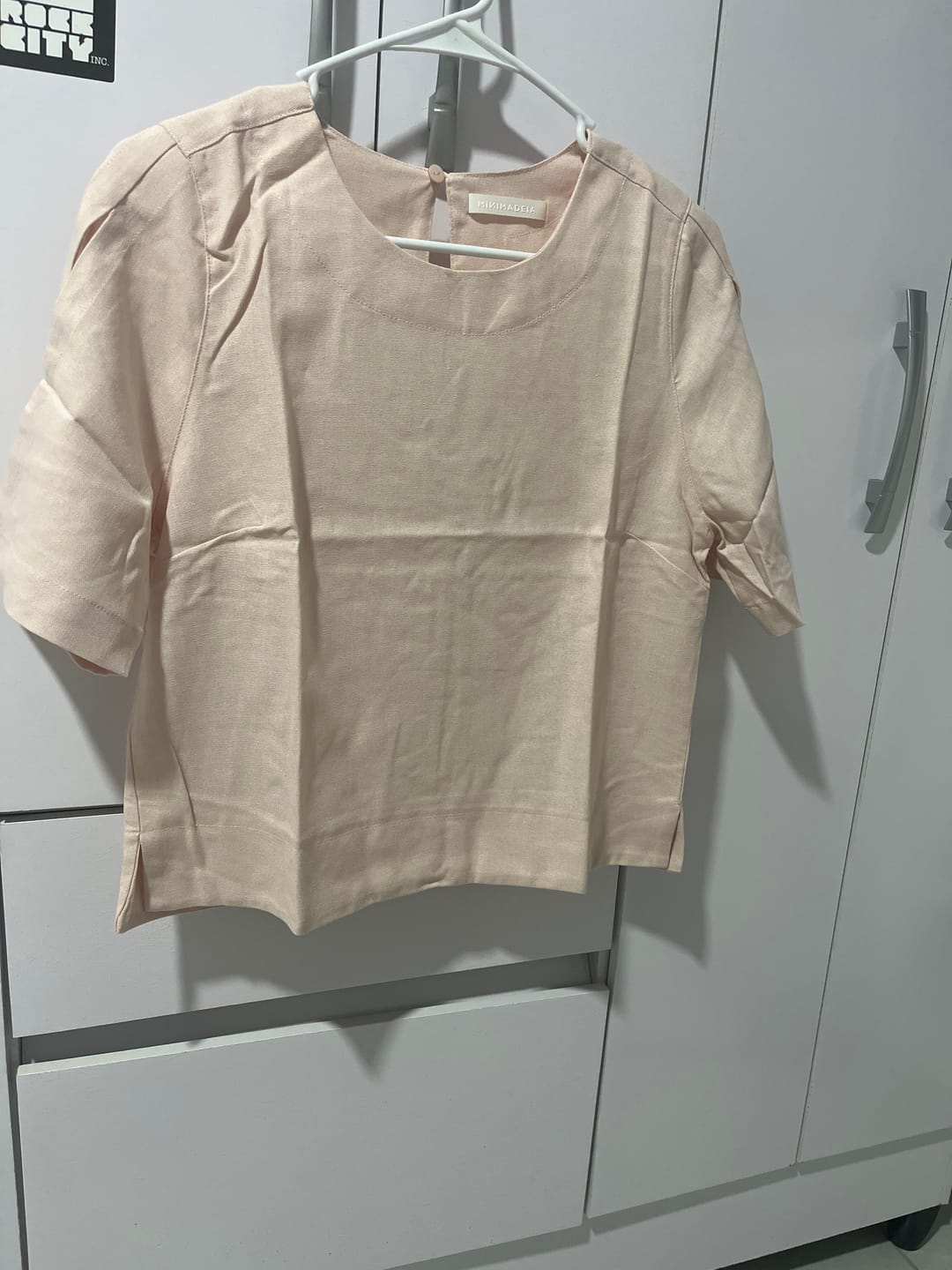 Customer photo review of Blusa Tulipa Rosa Claro