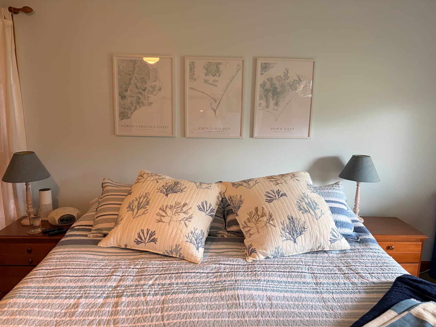 Customer photo review of North Carolina Coast Map Print