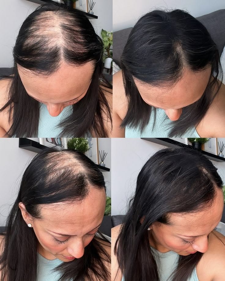 Customer photo review of ערכת צמיחת שיער מחדש