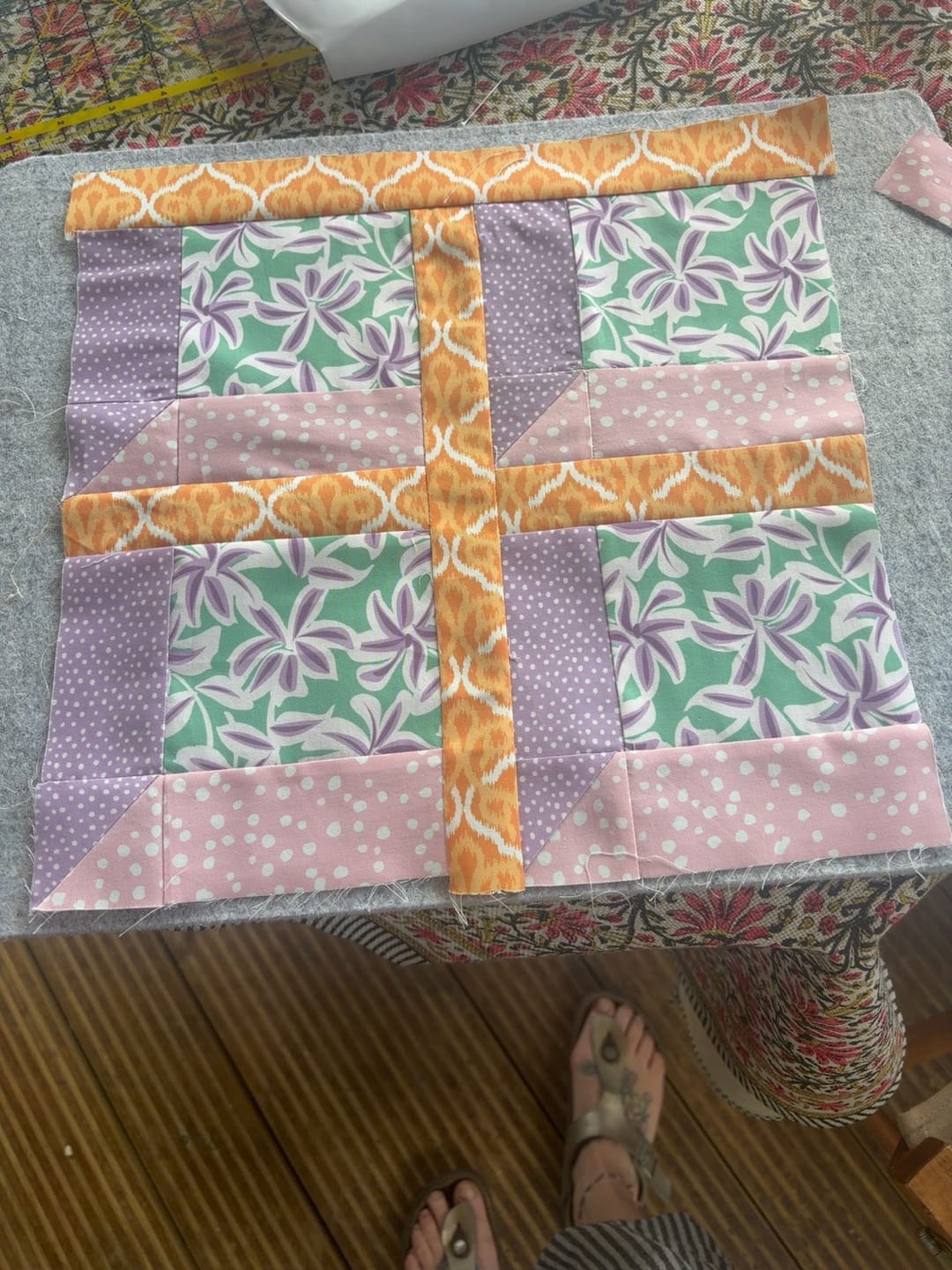 Customer photo review of Mrs Quilty Subscription Box