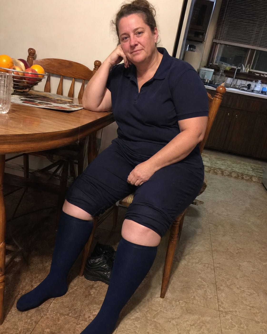 Customer photo review of Original Wide Compression Socks