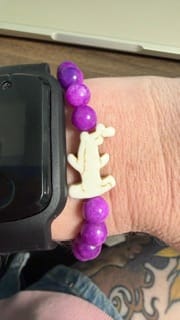 Customer photo review of The Shark Week Bracelet