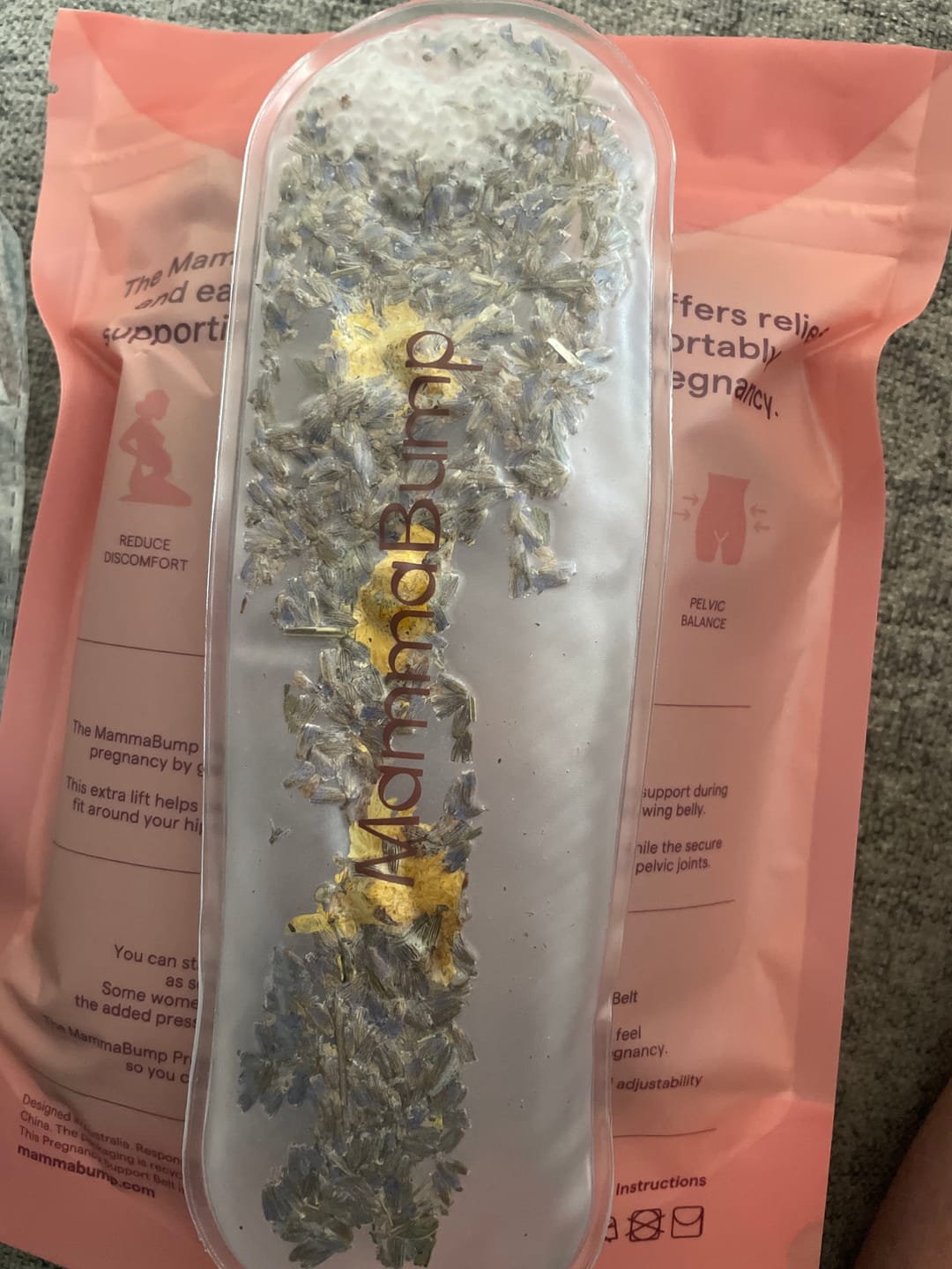 Customer photo review of Perineal Hot & Cold Therapy Pack