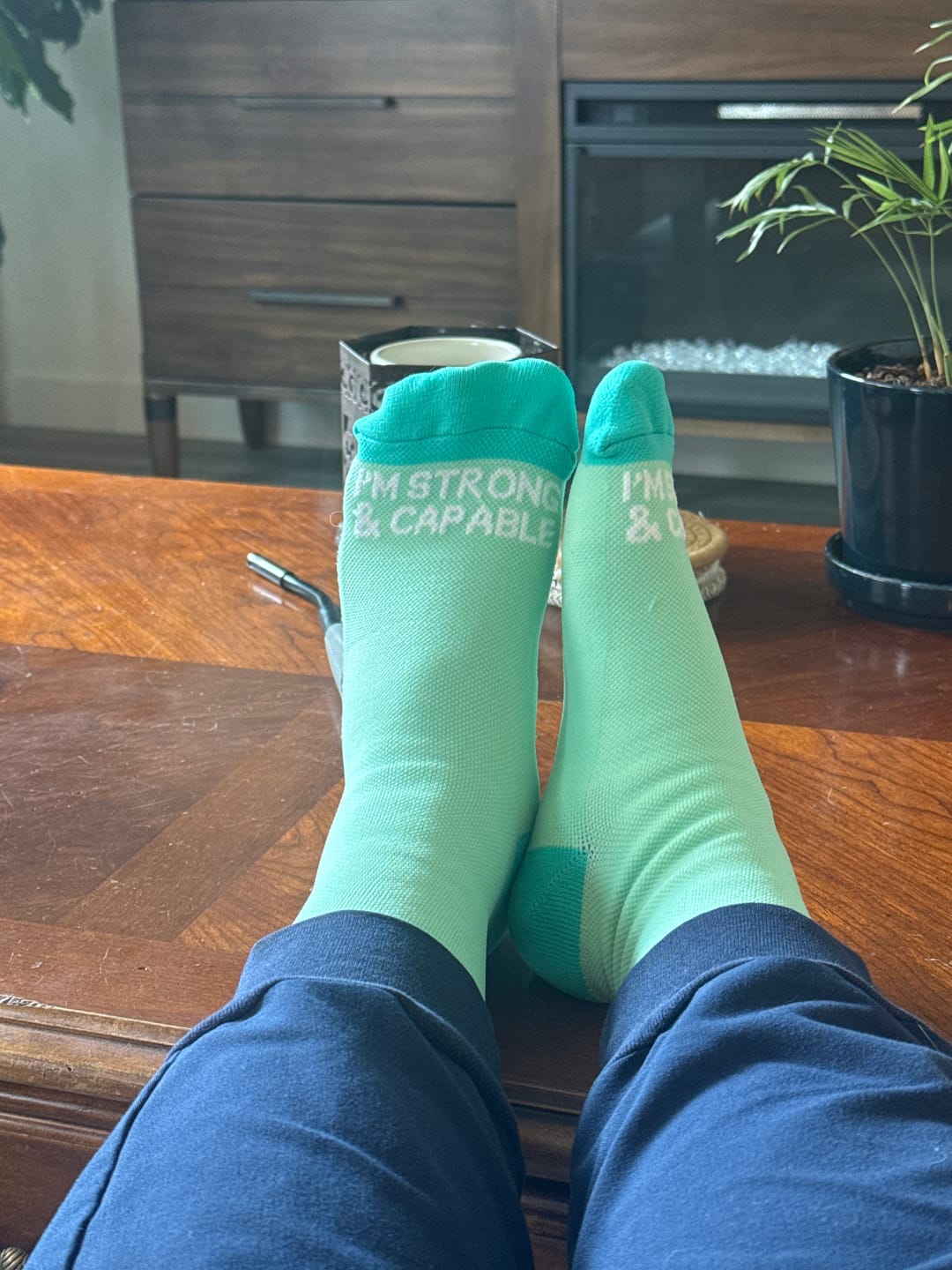 Customer photo review of NurseStrong Performance Compression Socks