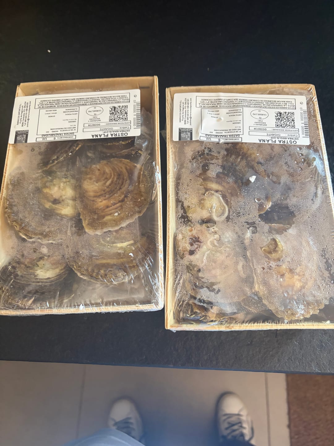 Customer photo review of Ostras