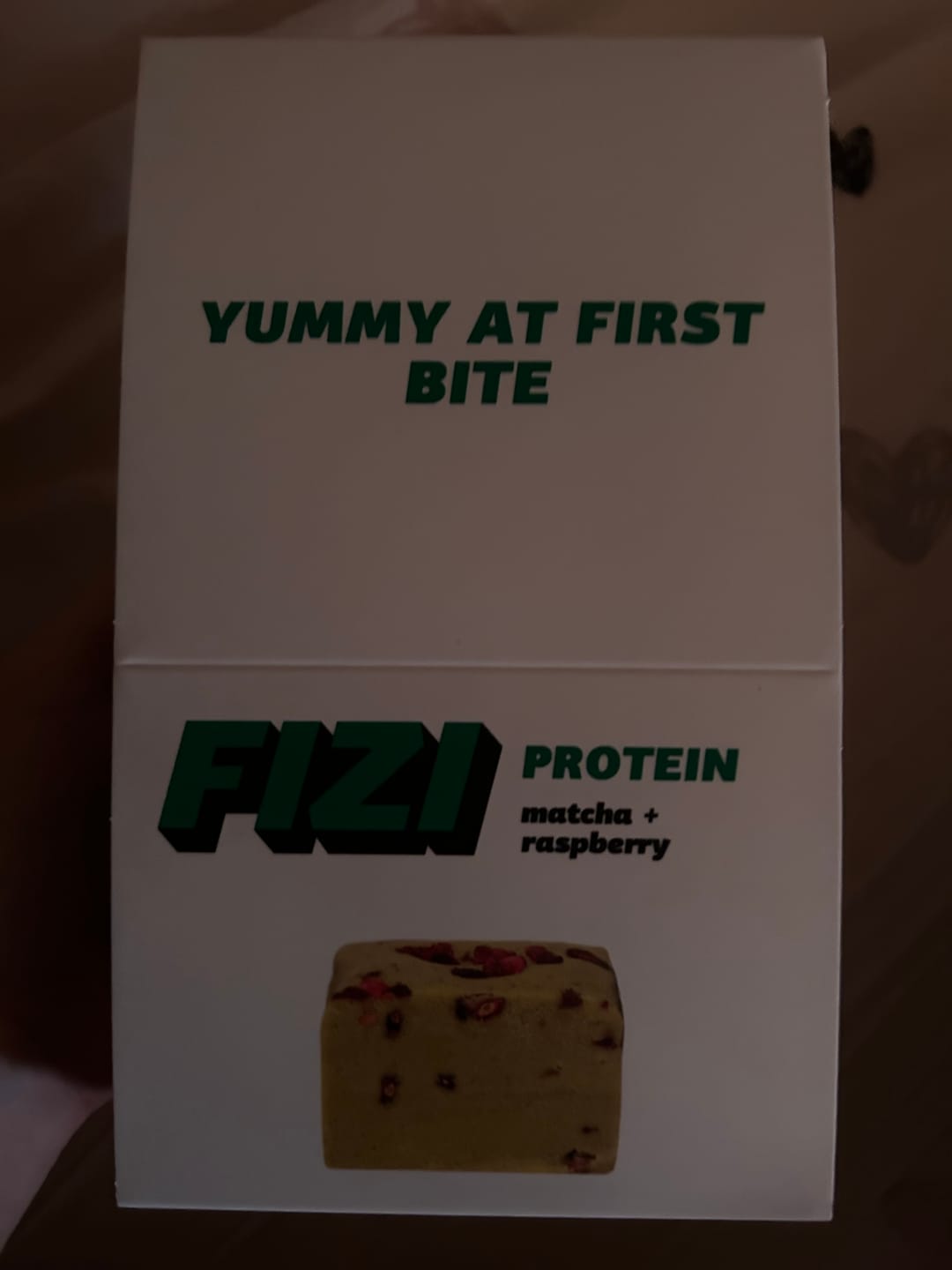 Customer photo review of Matcha + Raspberry