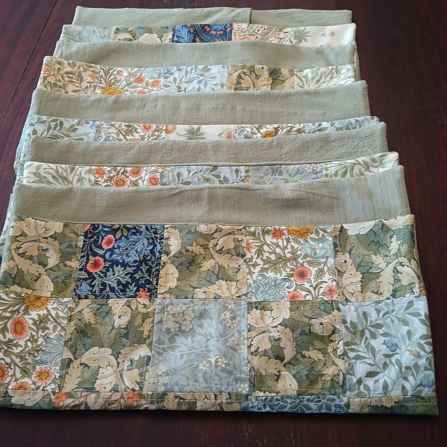 Customer photo review of Linen Feel 100% Cotton Fabric