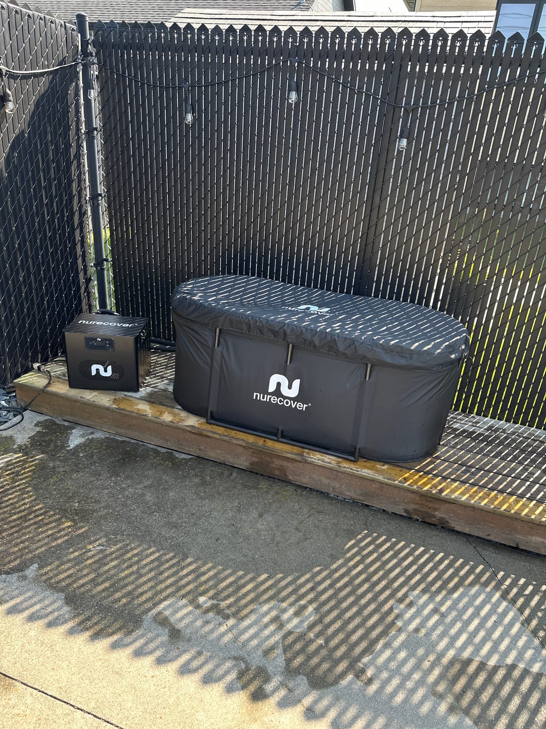 Customer photo review of Plunge Ice Bath
