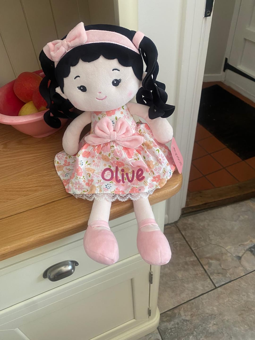 Customer photo review of Leyadoll Soft Plush Personalized Leya Doll, My First Baby Doll
