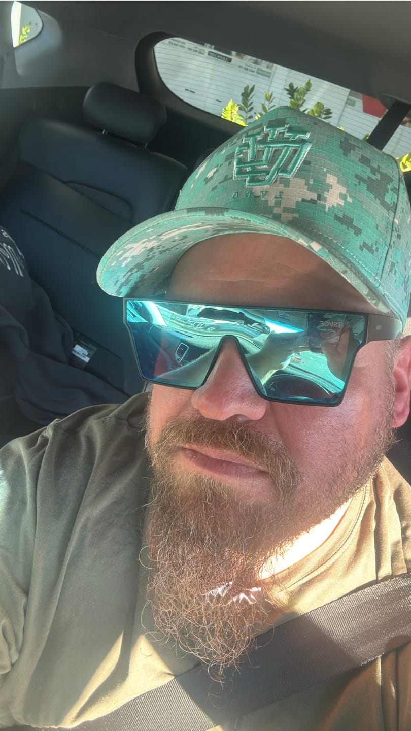 Customer photo review of ULTRA FIT Limited Edition Cyber Tiffany A-Frame Snapback