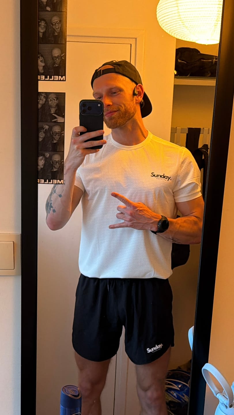Customer photo review of Performance Race Shirt