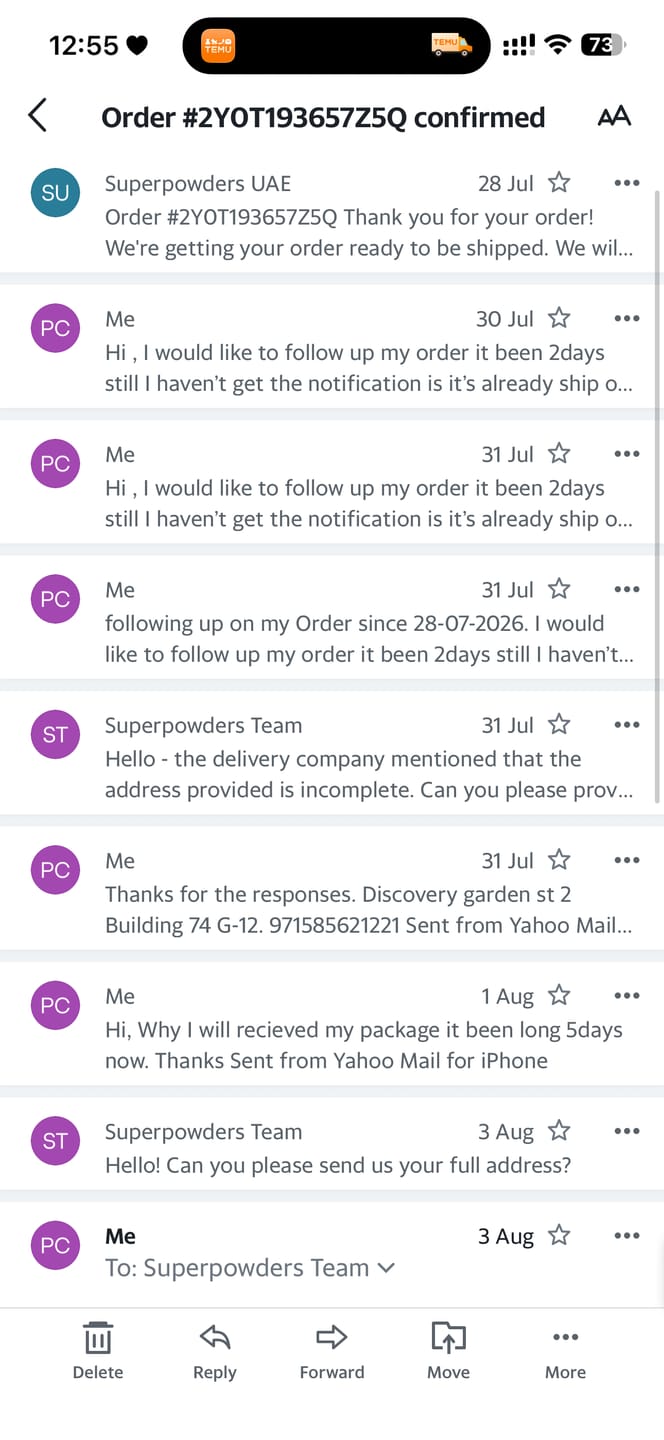 Customer photo review of PASSION FRUIT ELECTROLYTES