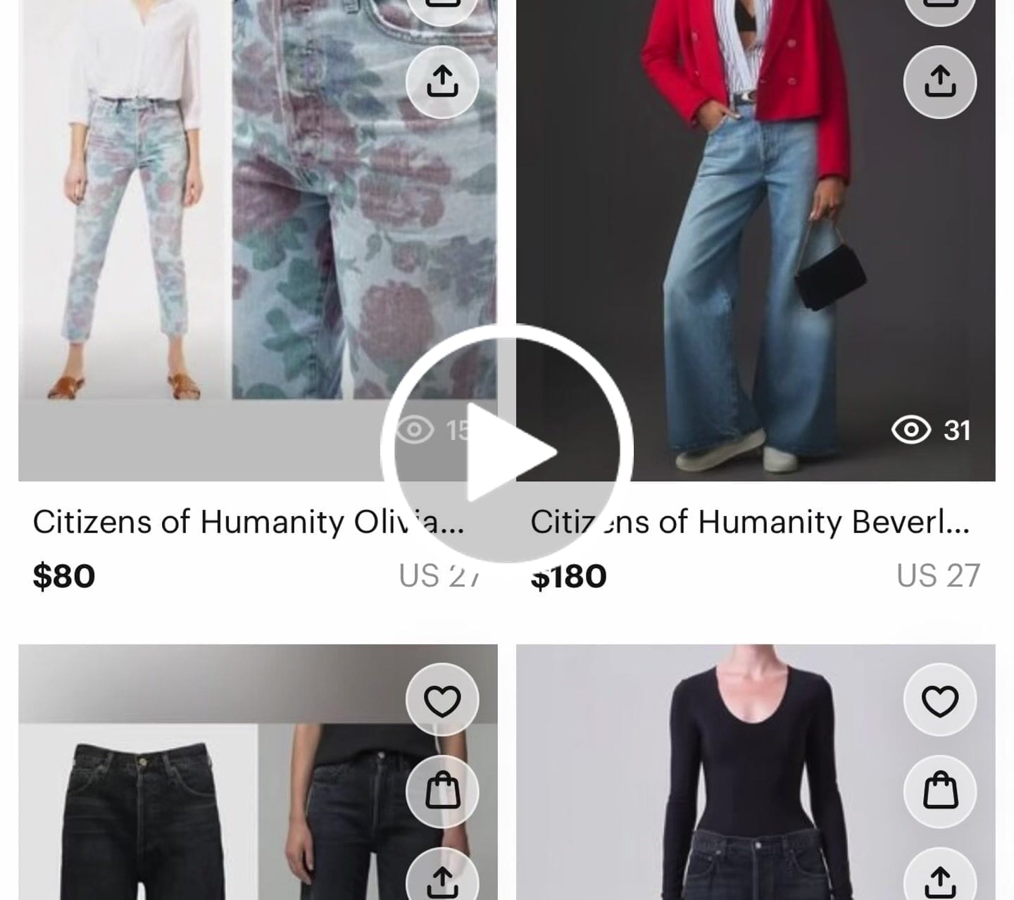 Customer video review of Designer Denim Brands NWOT Women's 10pc Bundle