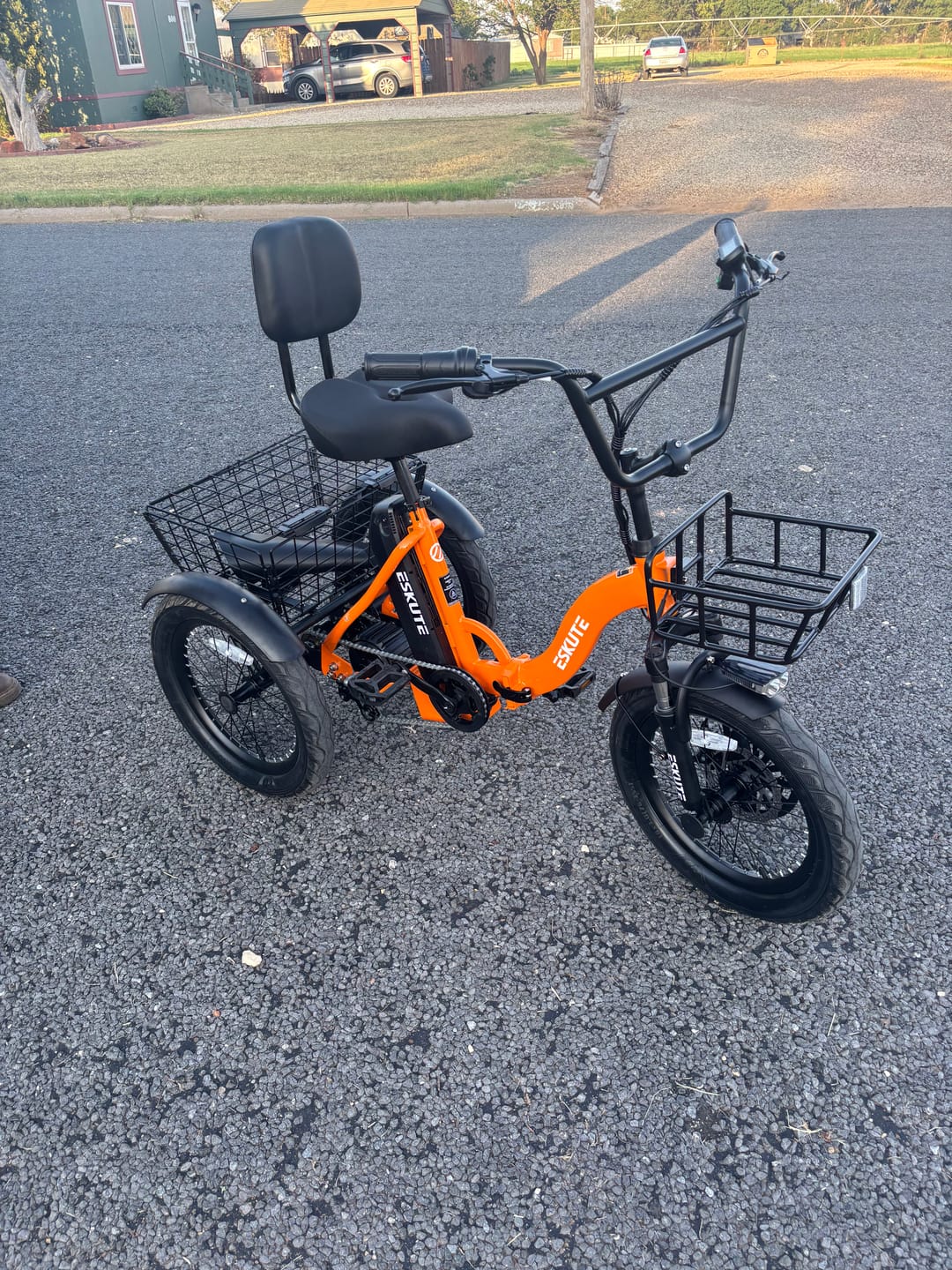 Customer photo review of Eskute® T300 Folding Electric Trike