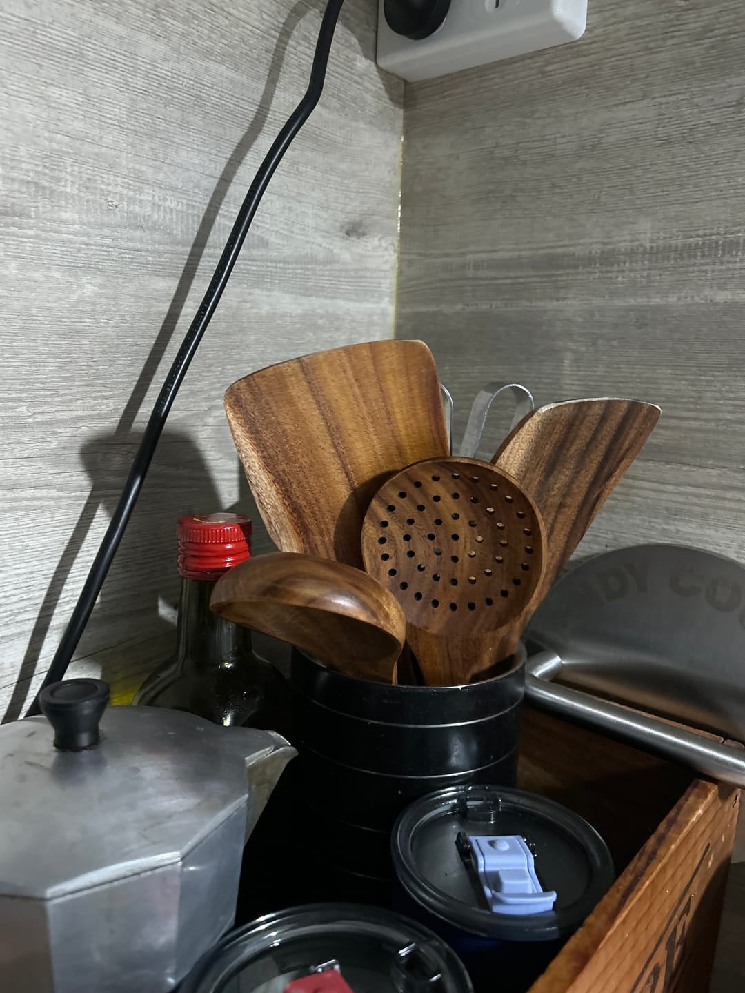 Customer photo review of Wooden Teak Utensils Set - 50% OFF SALE