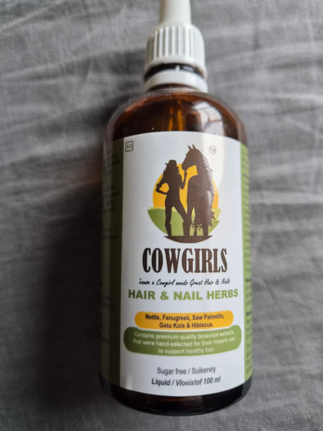 Customer photo review of Hair & Nail Herbs Tincture