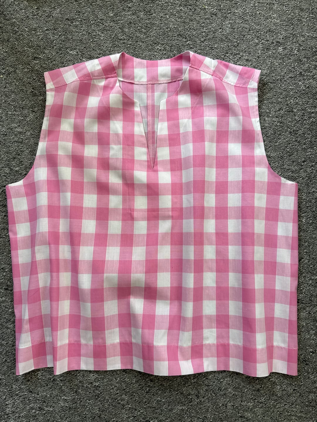 Customer photo review of Special Offer Large Gingham Polycotton Fabric