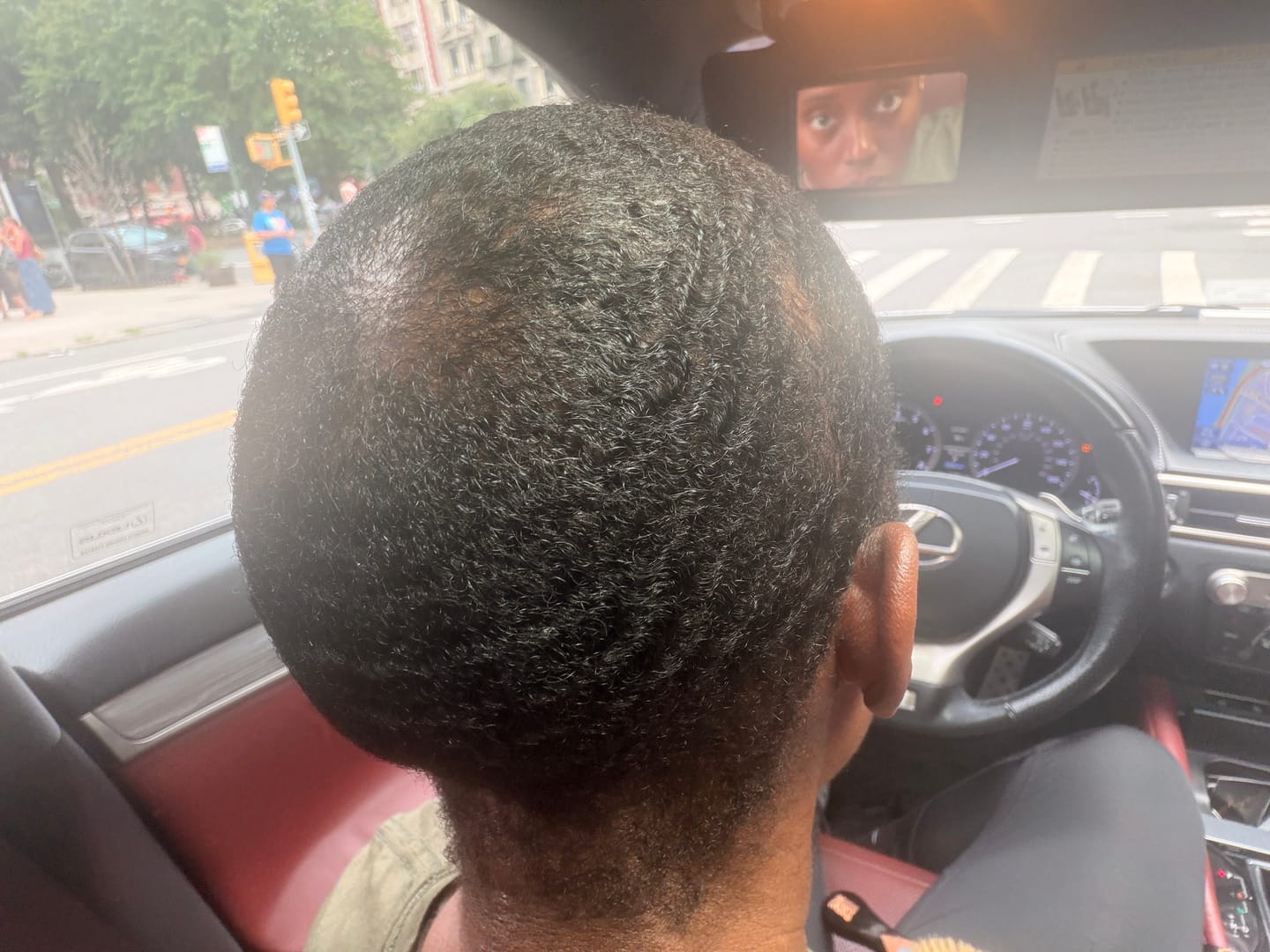 Customer photo review of Hair Growth Oil for Scalp, Waves & Coarse Hair