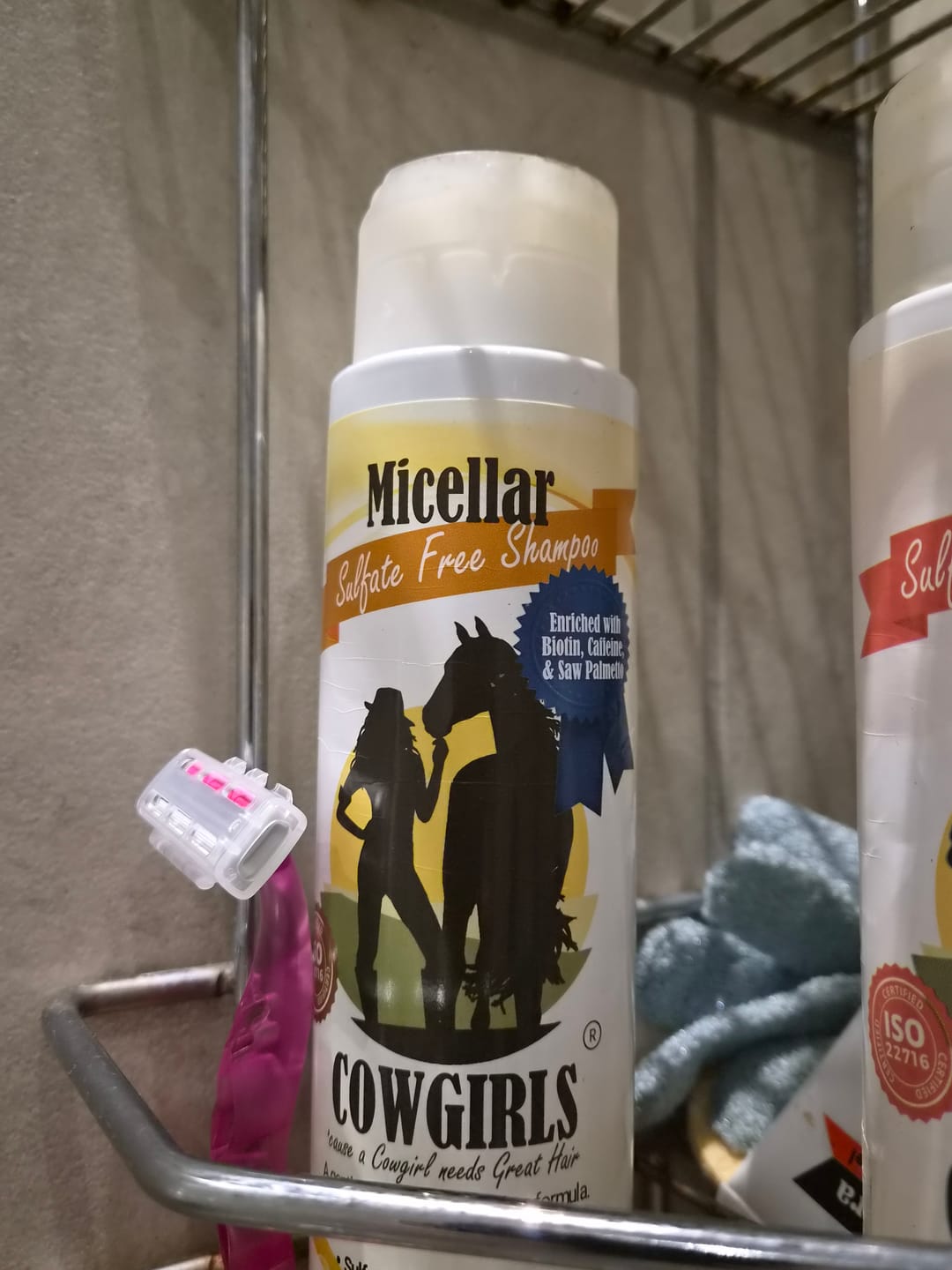 Customer photo review of Cowgirls Sulfate-Free Shampoo With Biotin