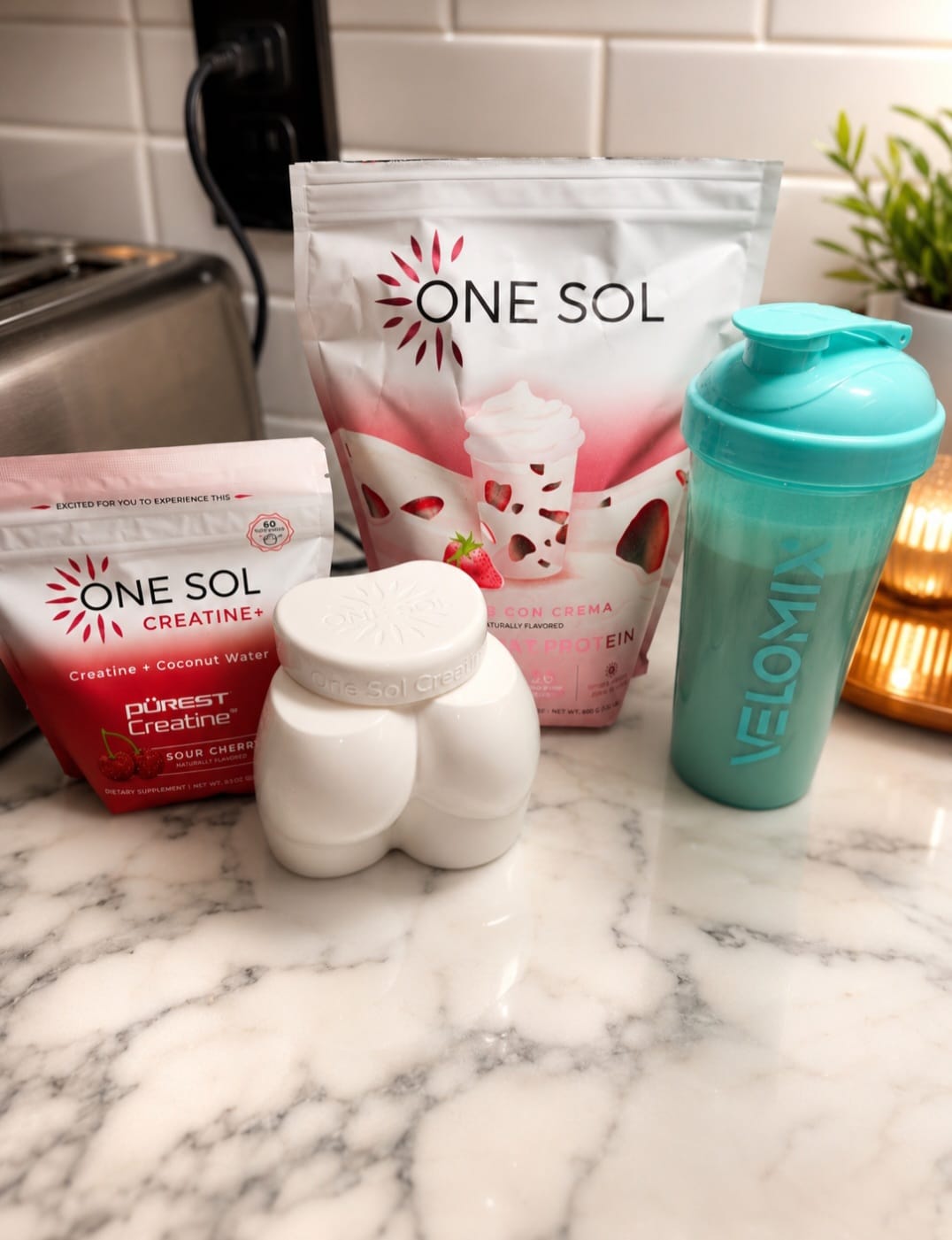 Customer photo review of Protein & Creatine Bundle