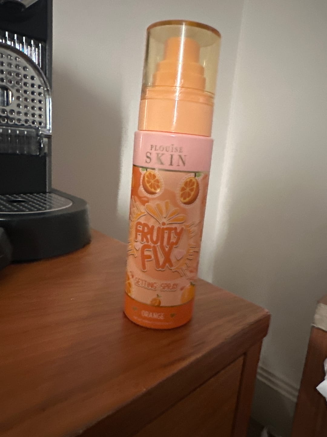Customer photo review of Fruity Fix Dewy Vitamin C Setting Spray