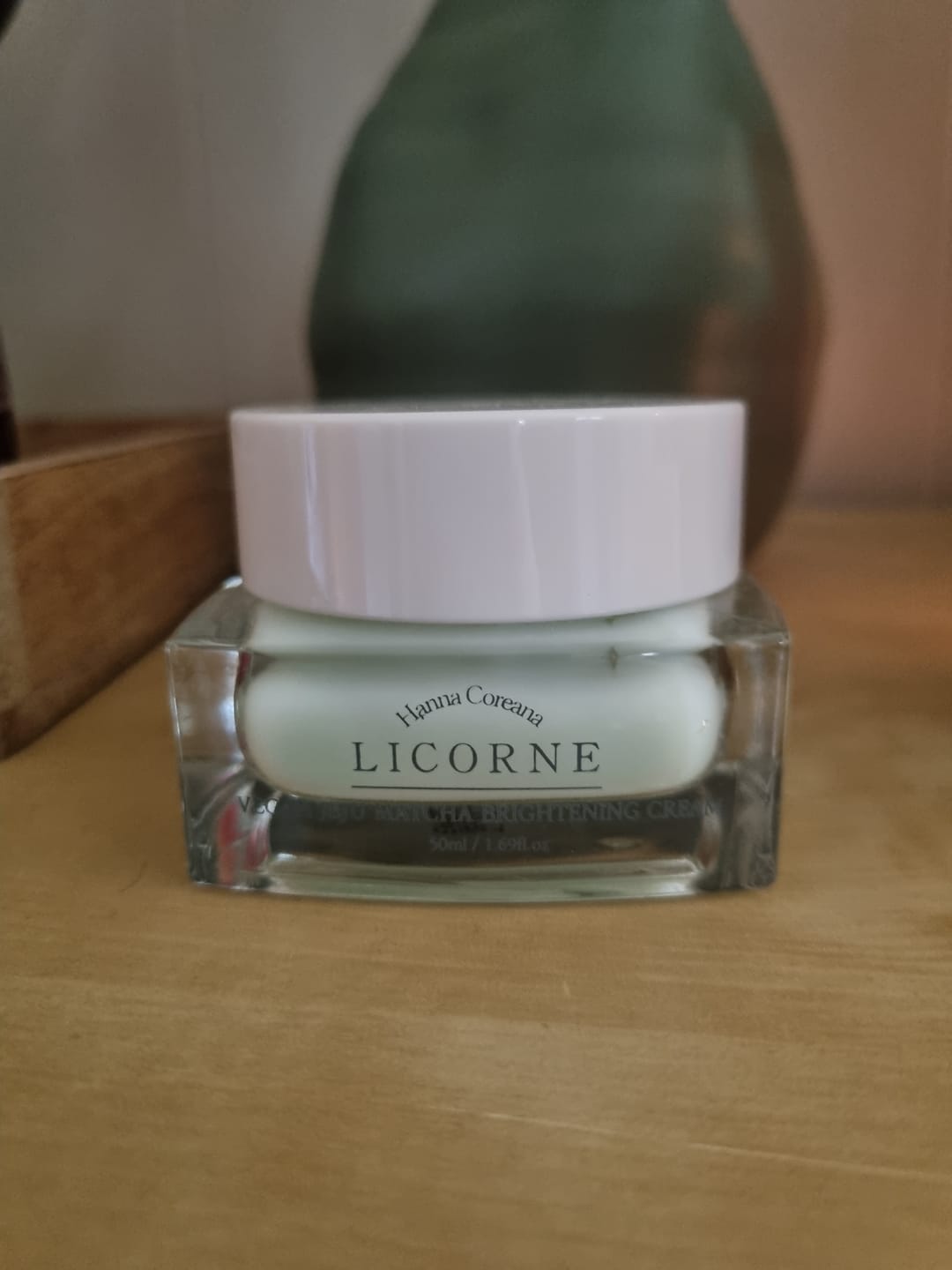 Customer photo review of Licorne Jeju Matcha Brightening Fuktighetskrem (50ml) - Reduser pigmentflekker