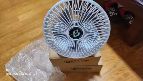 Customer photo review of Ventilateur Sans-Fil Rechargeable