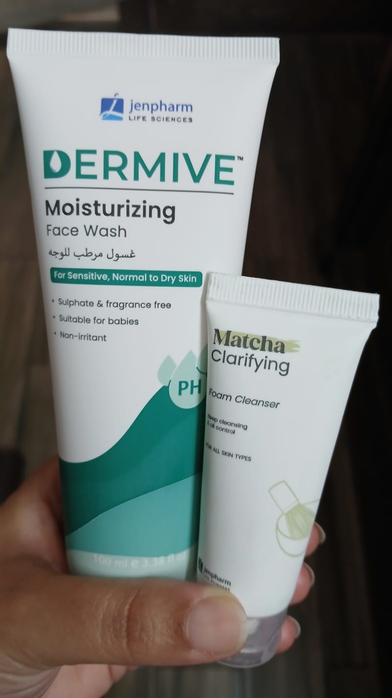 Customer photo review of Dermive Moisturizing Wash