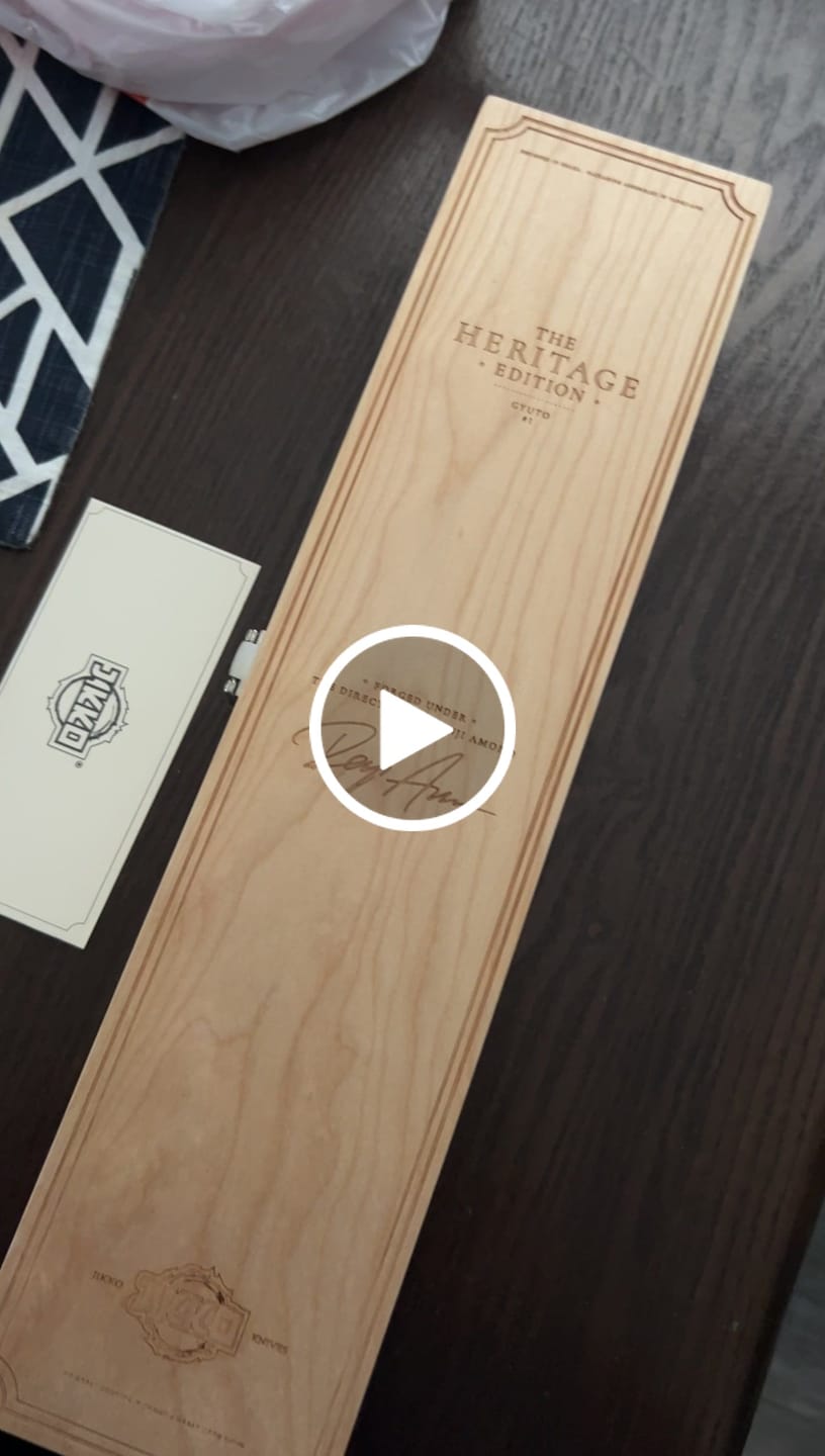 Customer video review of The Heritage Edition Gyuto #1 by JIKKO®