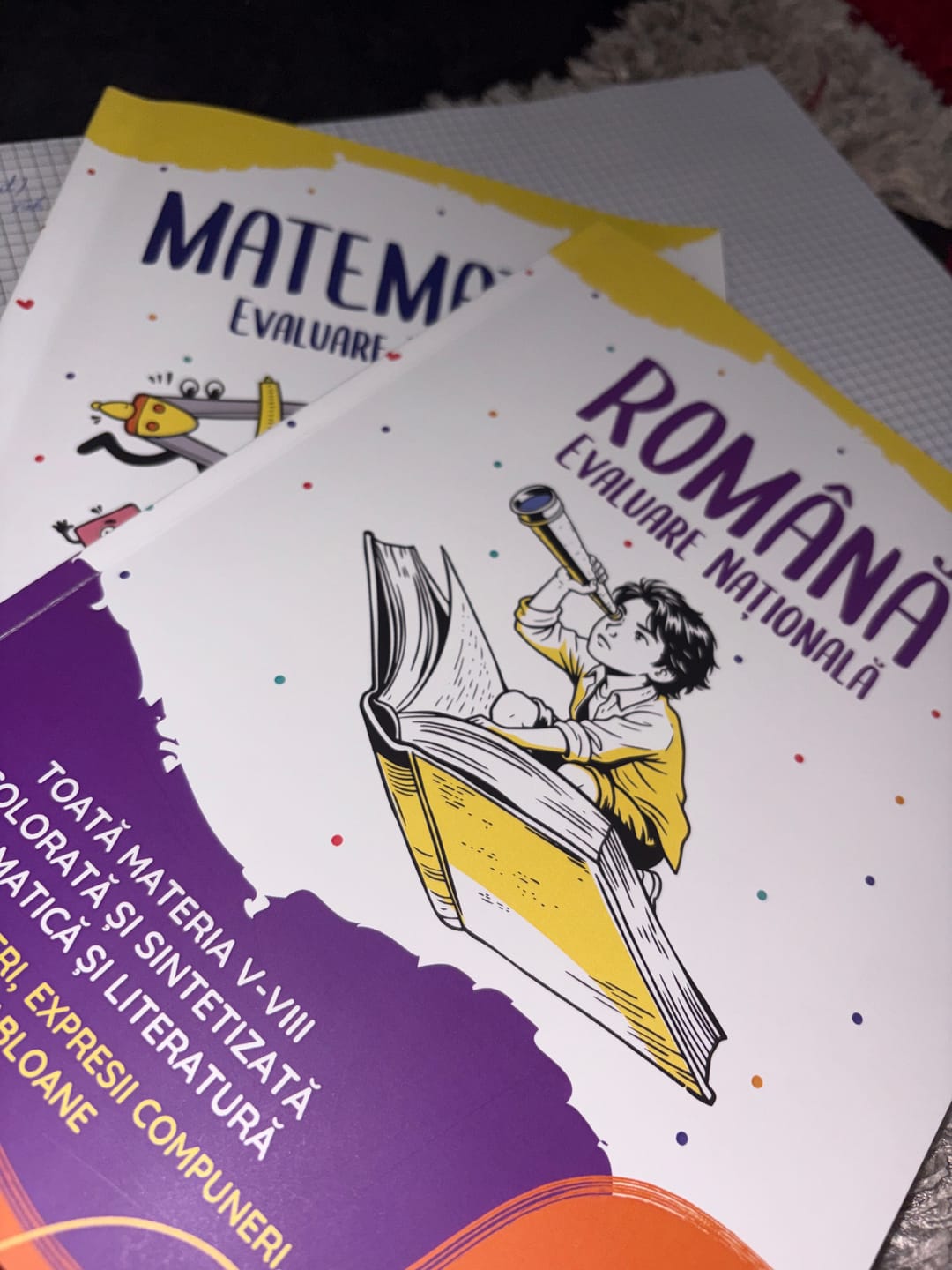 Customer photo review of Pachet Evaluare Națională (Română + Matematică) Bacademia