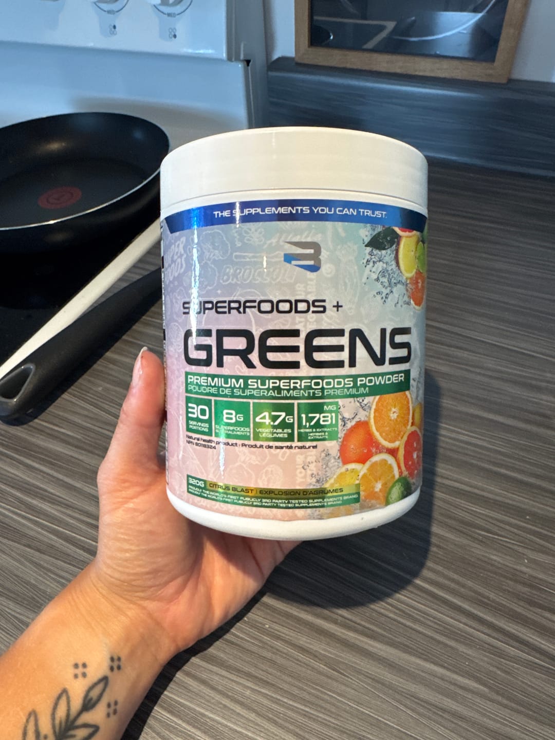Customer photo review of Superfoods + Greens