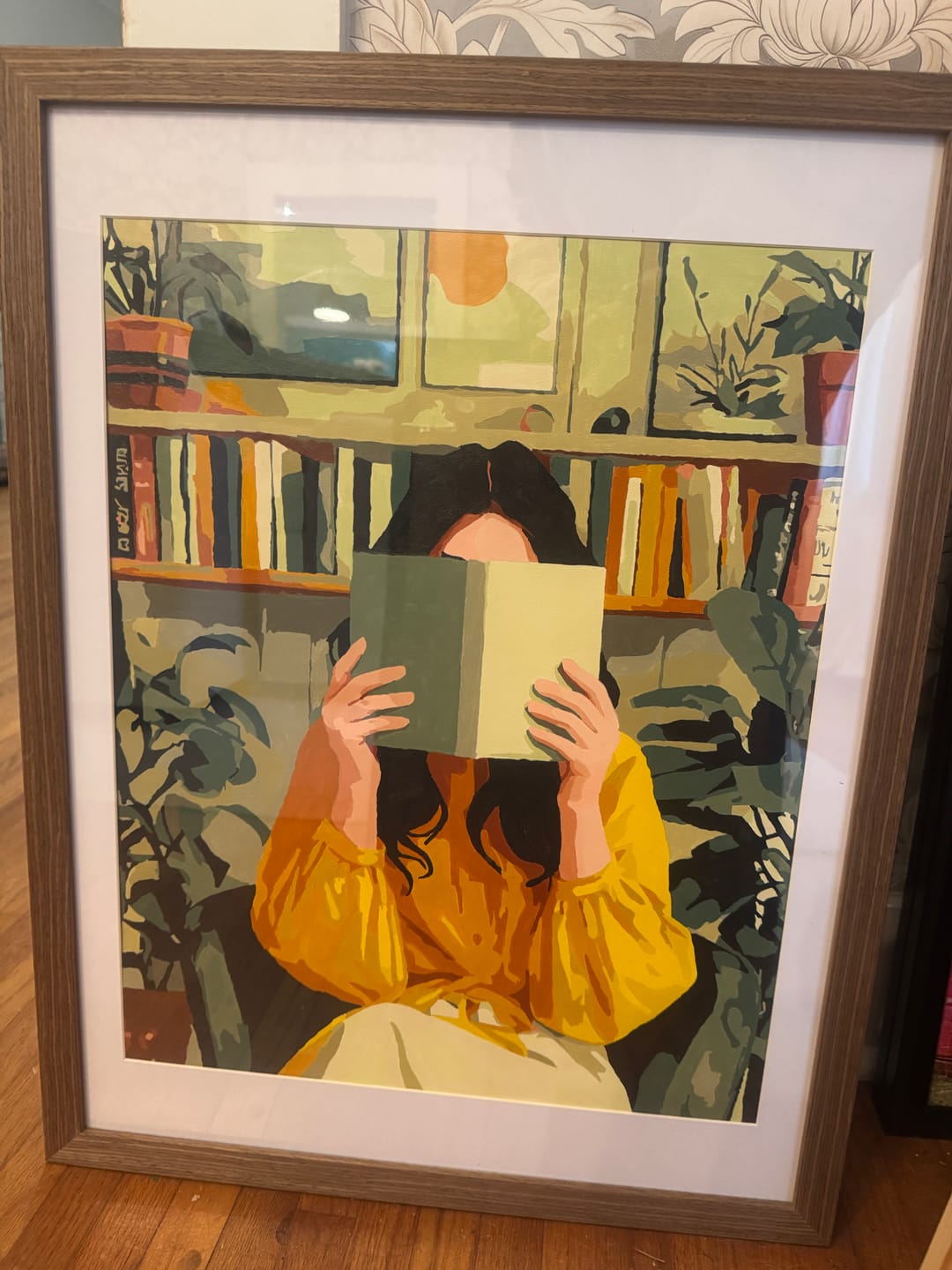 Customer photo review of Hidden Between Pages | Paint by Number