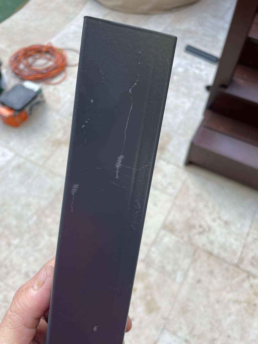 Customer photo review of SHS Steel Post 50mm x 50mm