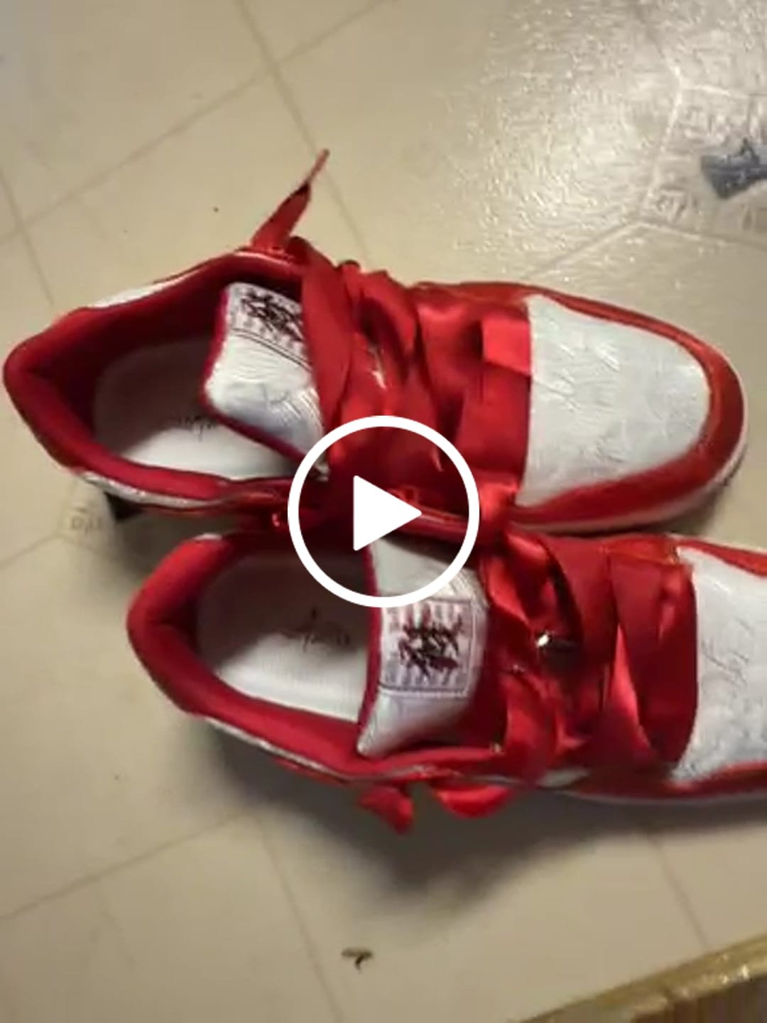 Customer video review of The Red Seal, Silk Sneakers