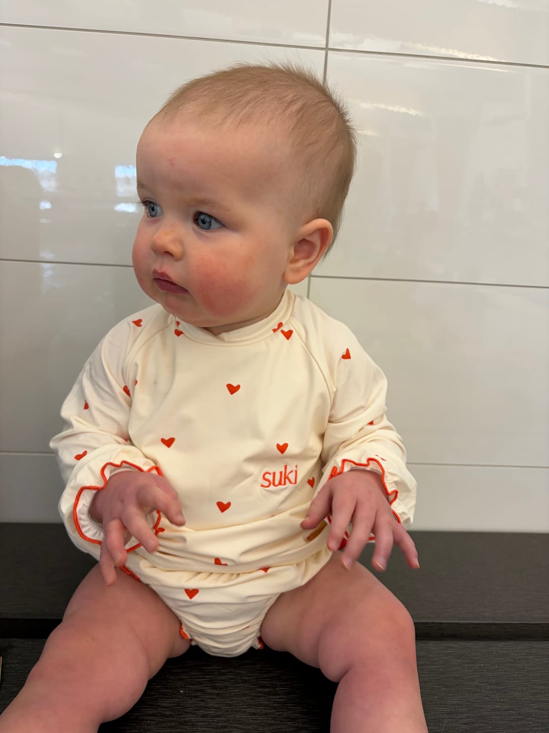 Customer photo review of Ruby Rashie Set - Little Love