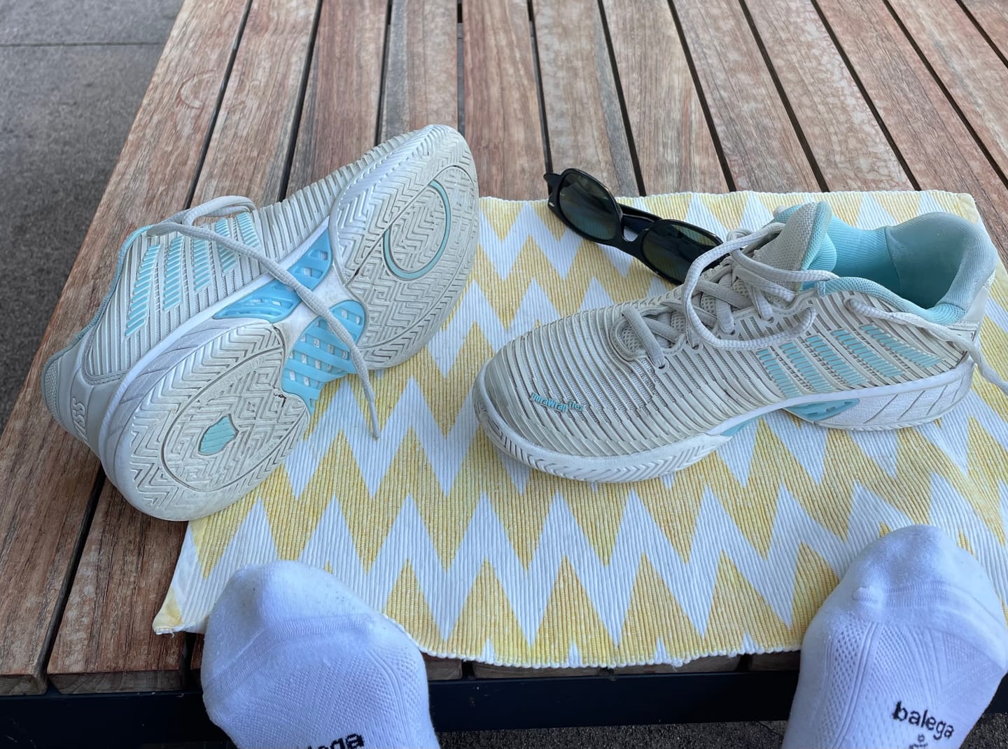 Customer photo review of 96807-089-W | HYPERCOURT EXPRESS 2-WIDE | GRAY/WHT/BLUGLW