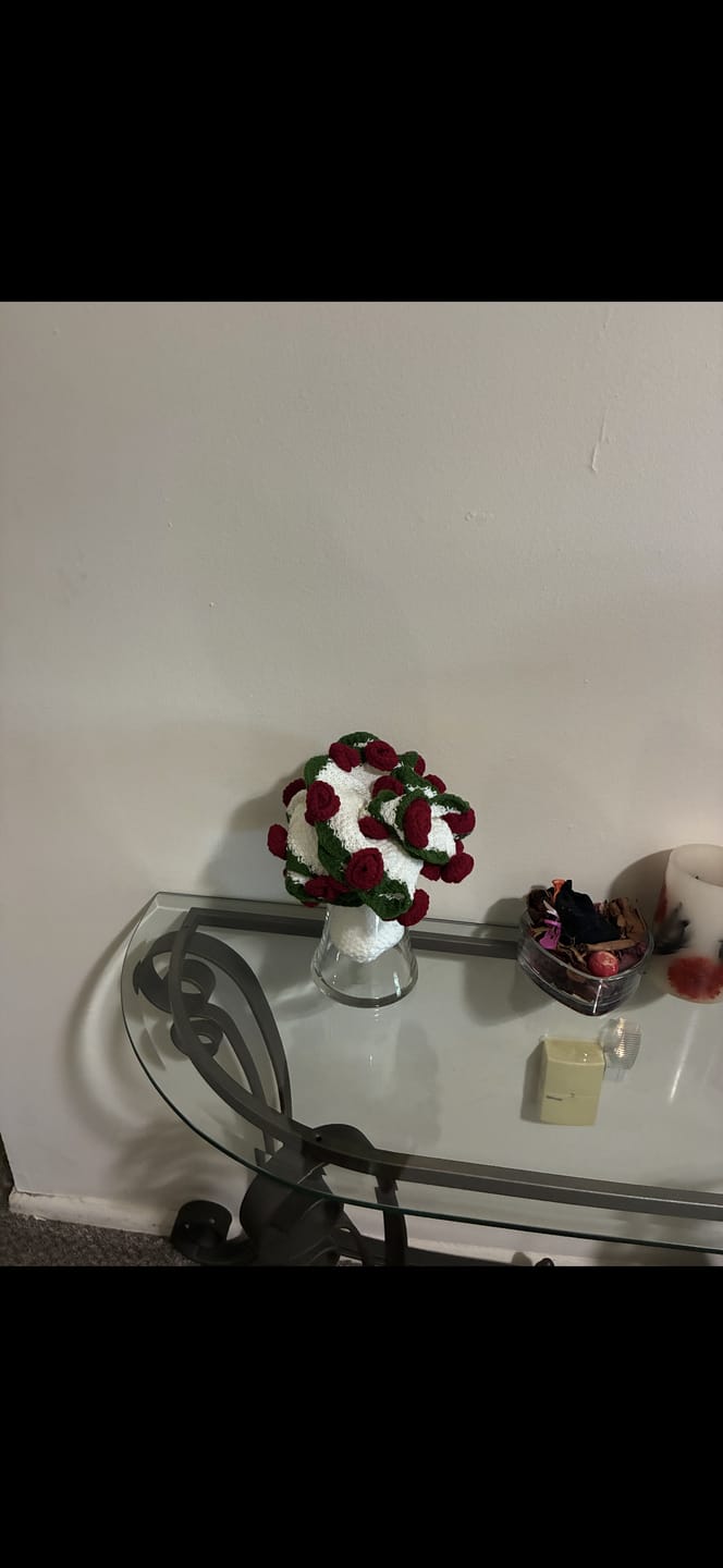Customer photo review of Bloomie Bouquet Blanket