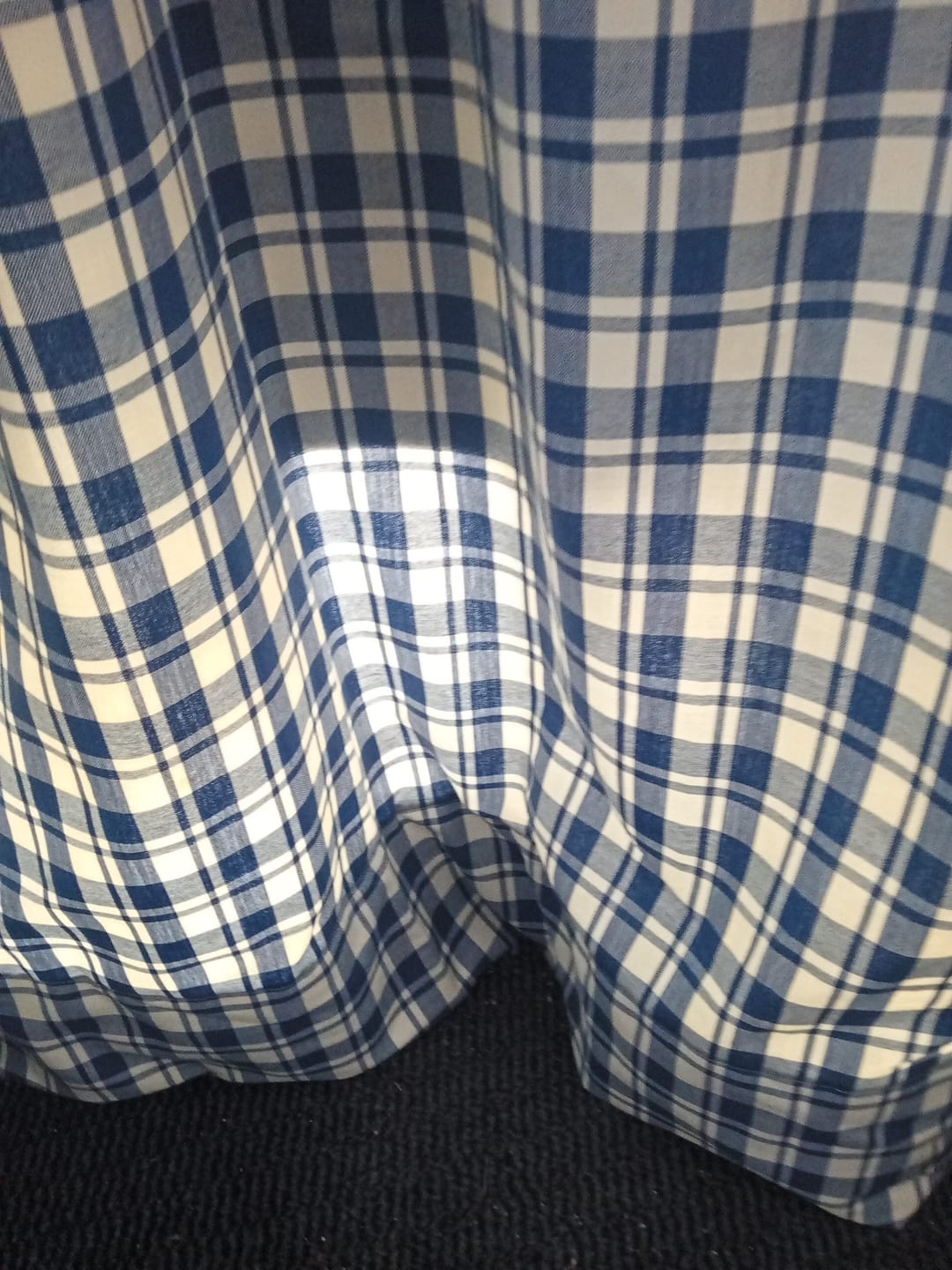 Customer photo review of Blackout Curtain Lining Fabric