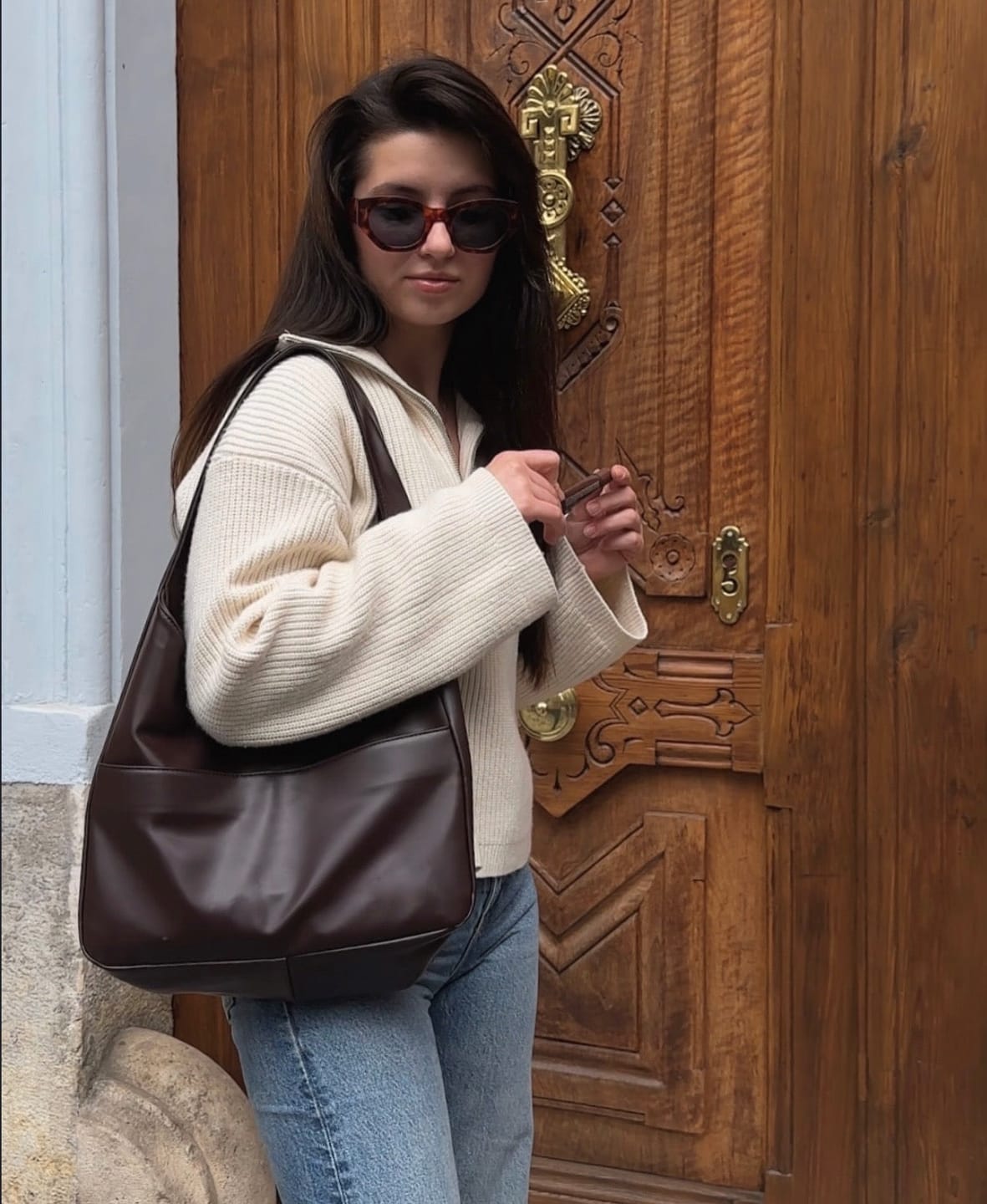 Customer photo review of 3 Ön Cepli Askılı Çanta
