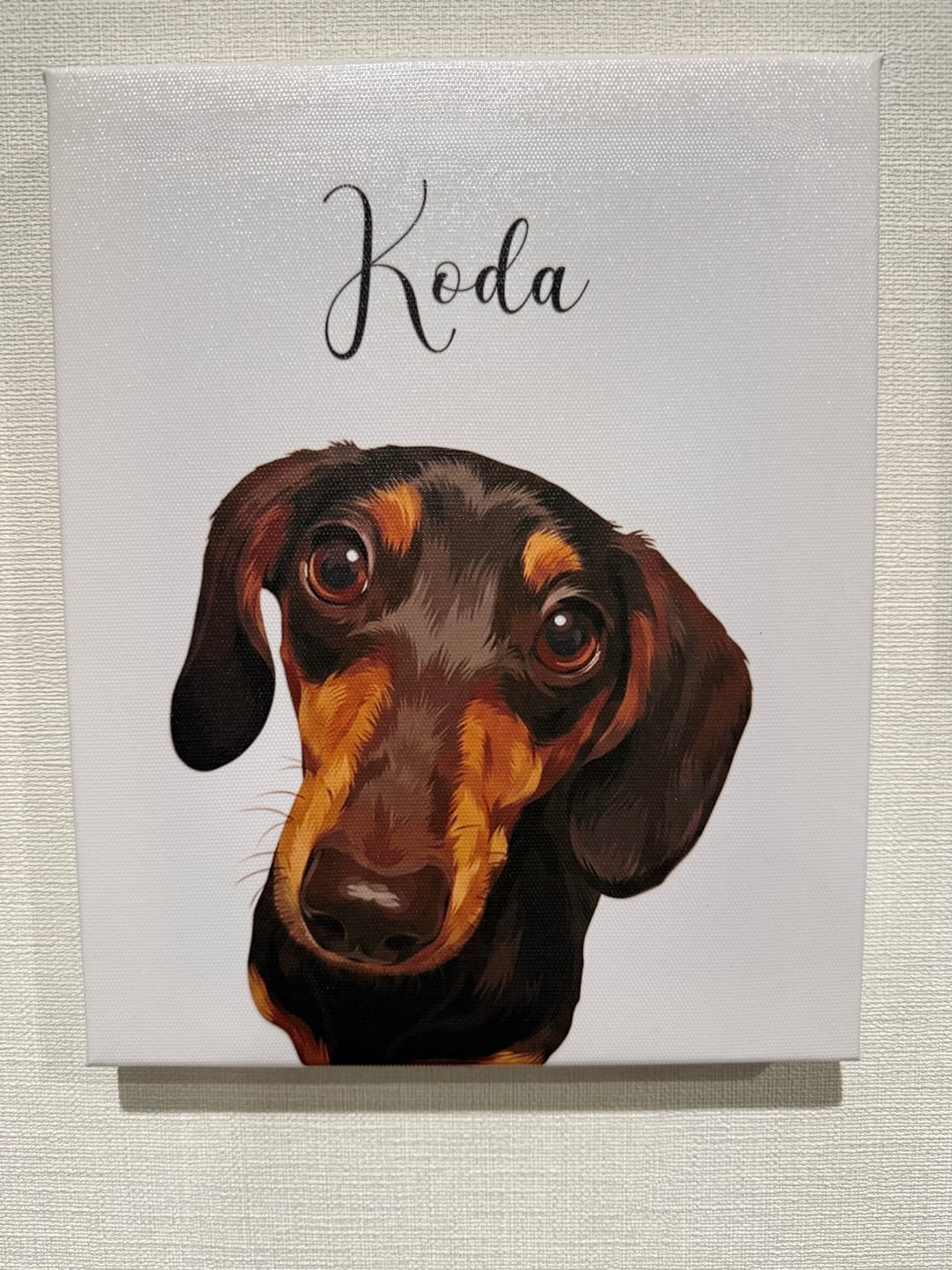 Customer photo review of Petcanva©オーダーメイド ペット似顔絵【3点セット】