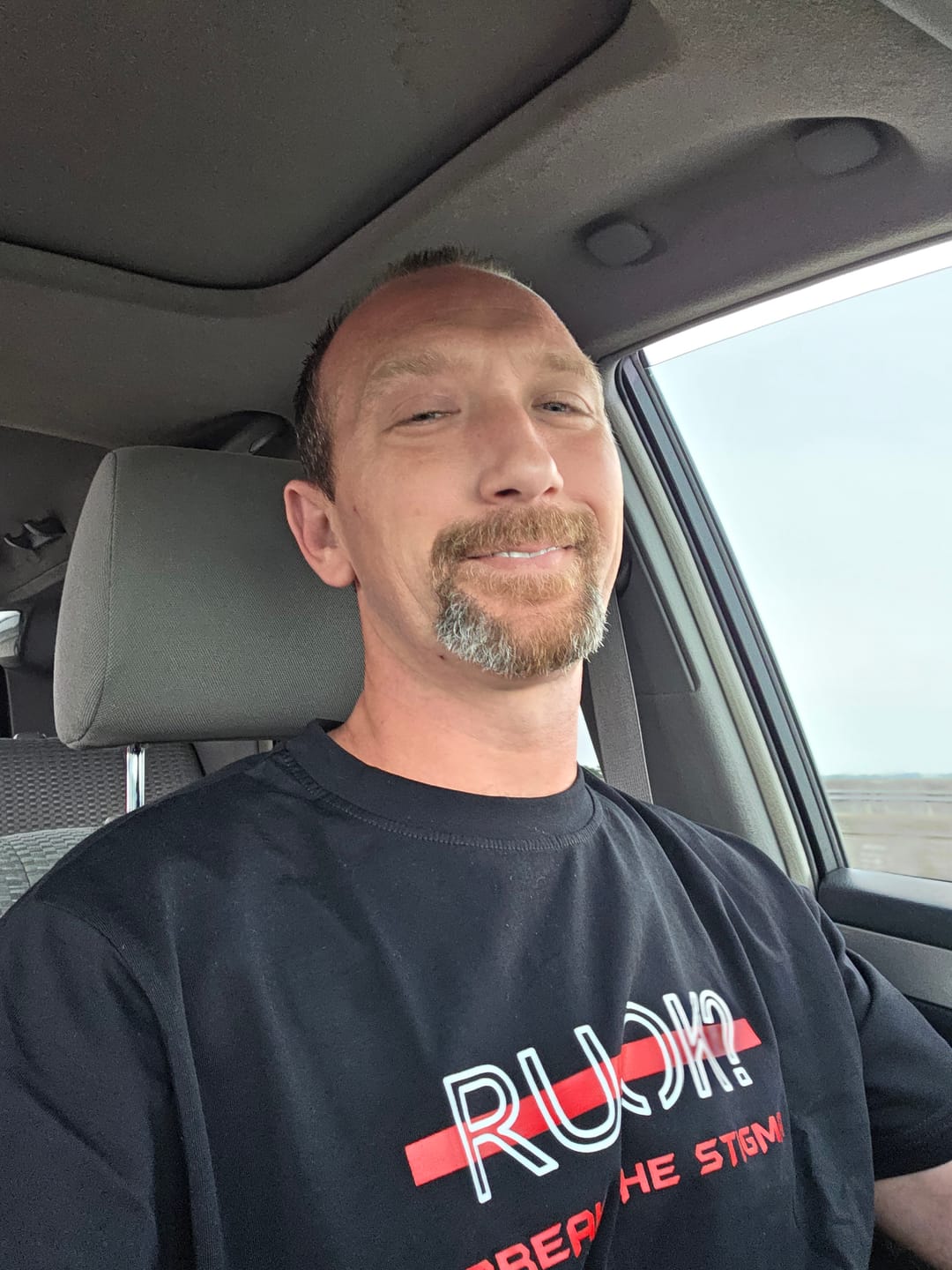 Customer photo review of Stigma-Breaking Unisex Tee - Red Line