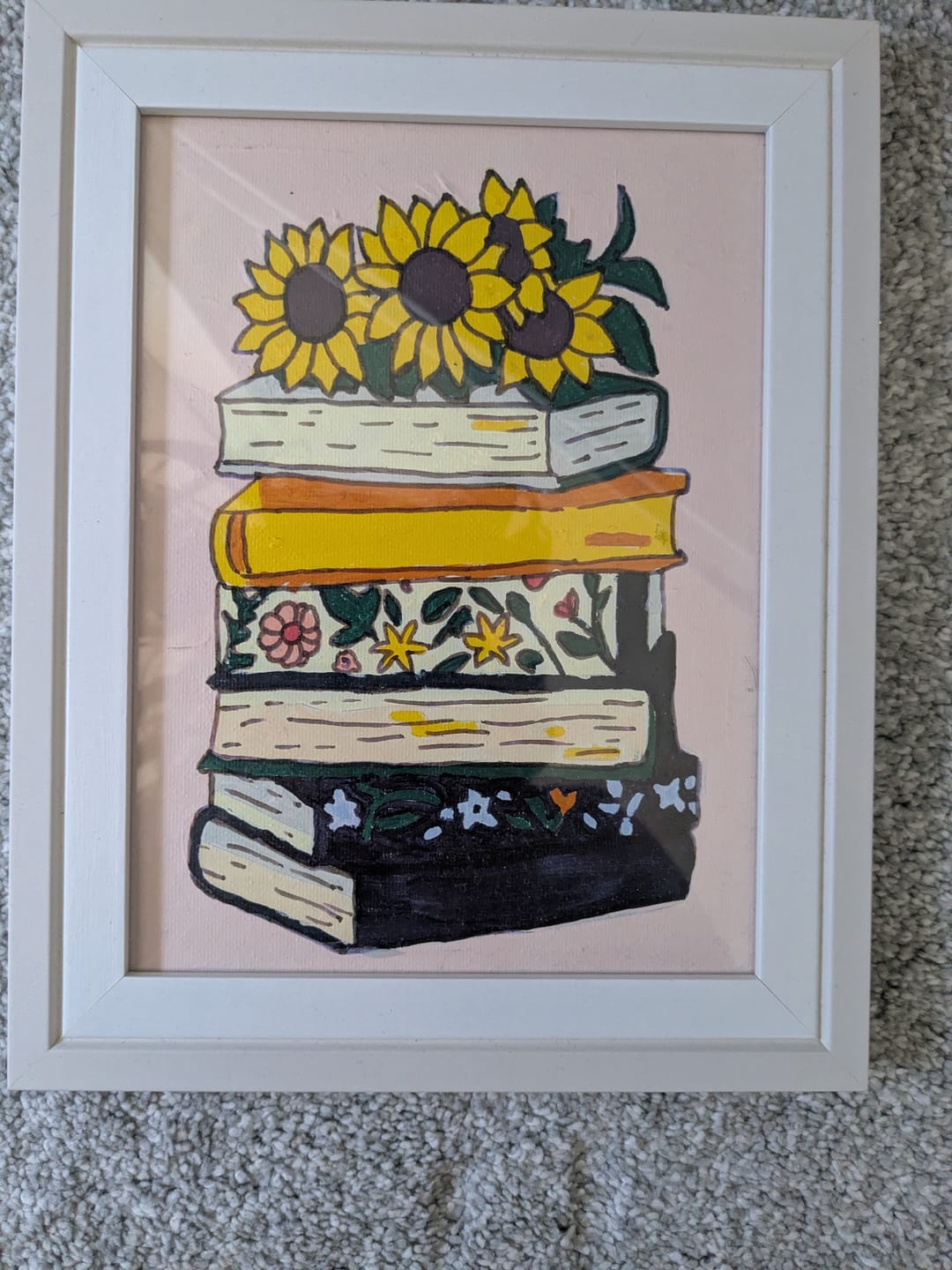 Customer photo review of 6 Mini Paintings - Colorful Books Set